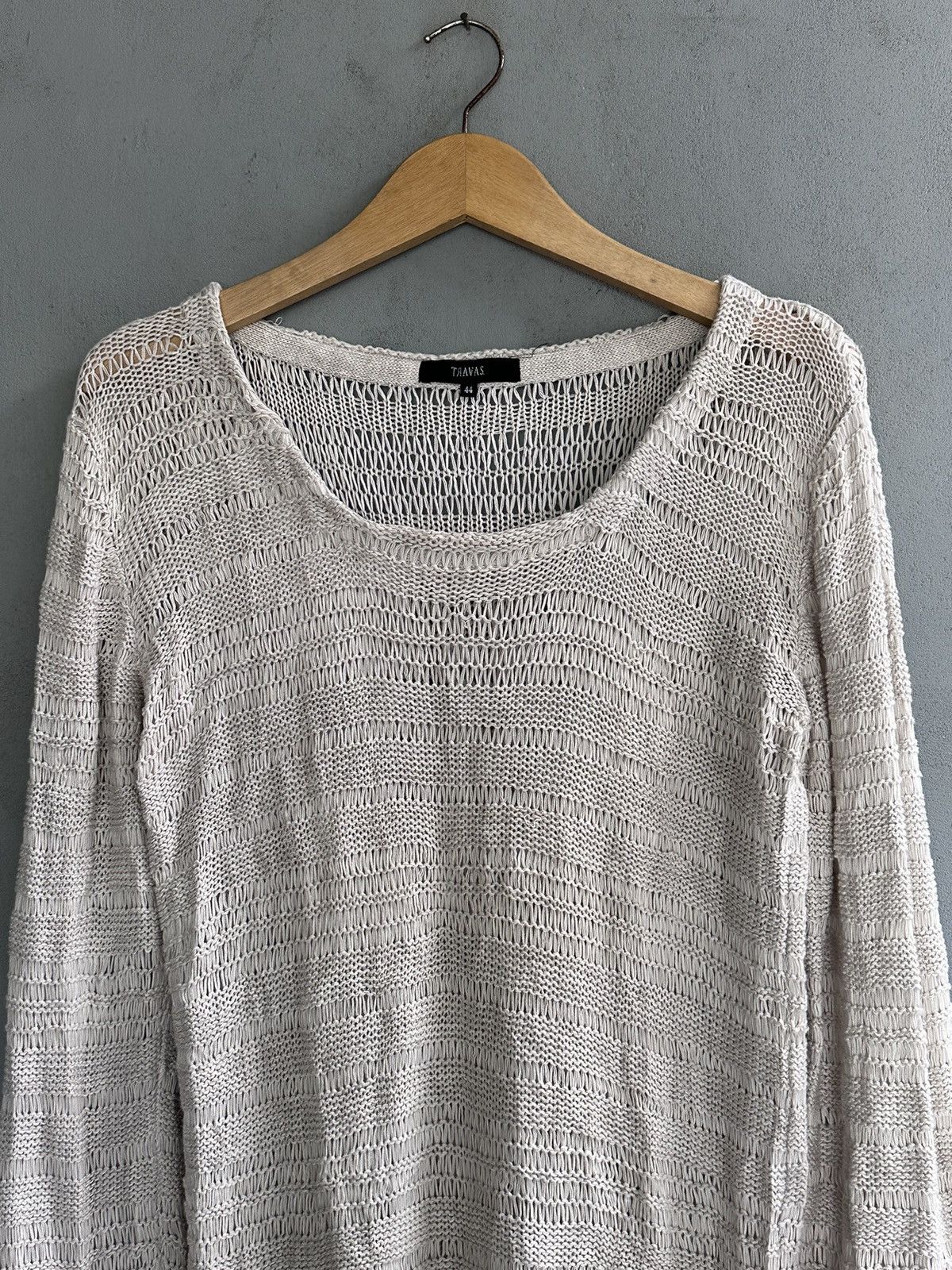 Issey Miyake × Japanese Brand Travas-Japanese Knitted Fishnet IsseyMiyake Ysformen Size US M / EU 48-50 / 2 - 3 Thumbnail