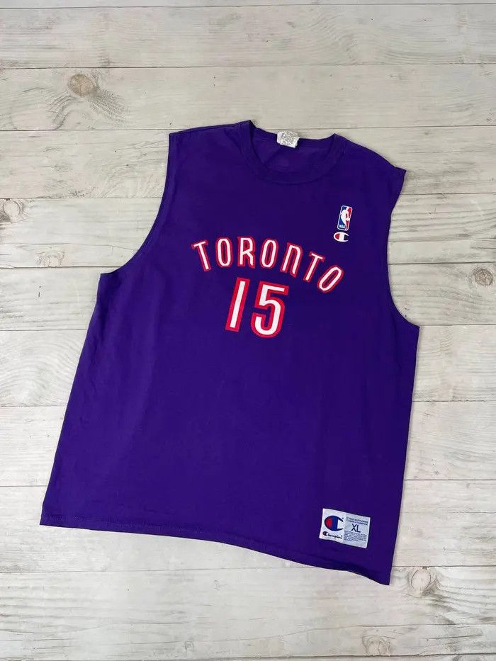 Champion Vintage Champion Toronto Raptors Carter #15 NBA Jersey Size US XL / EU 56 / 4 - 1 Thumbnail