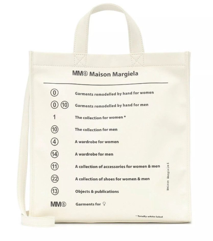 Maison Margiela MM6 Logo Tote Bag Size ONE SIZE - 1 Thumbnail
