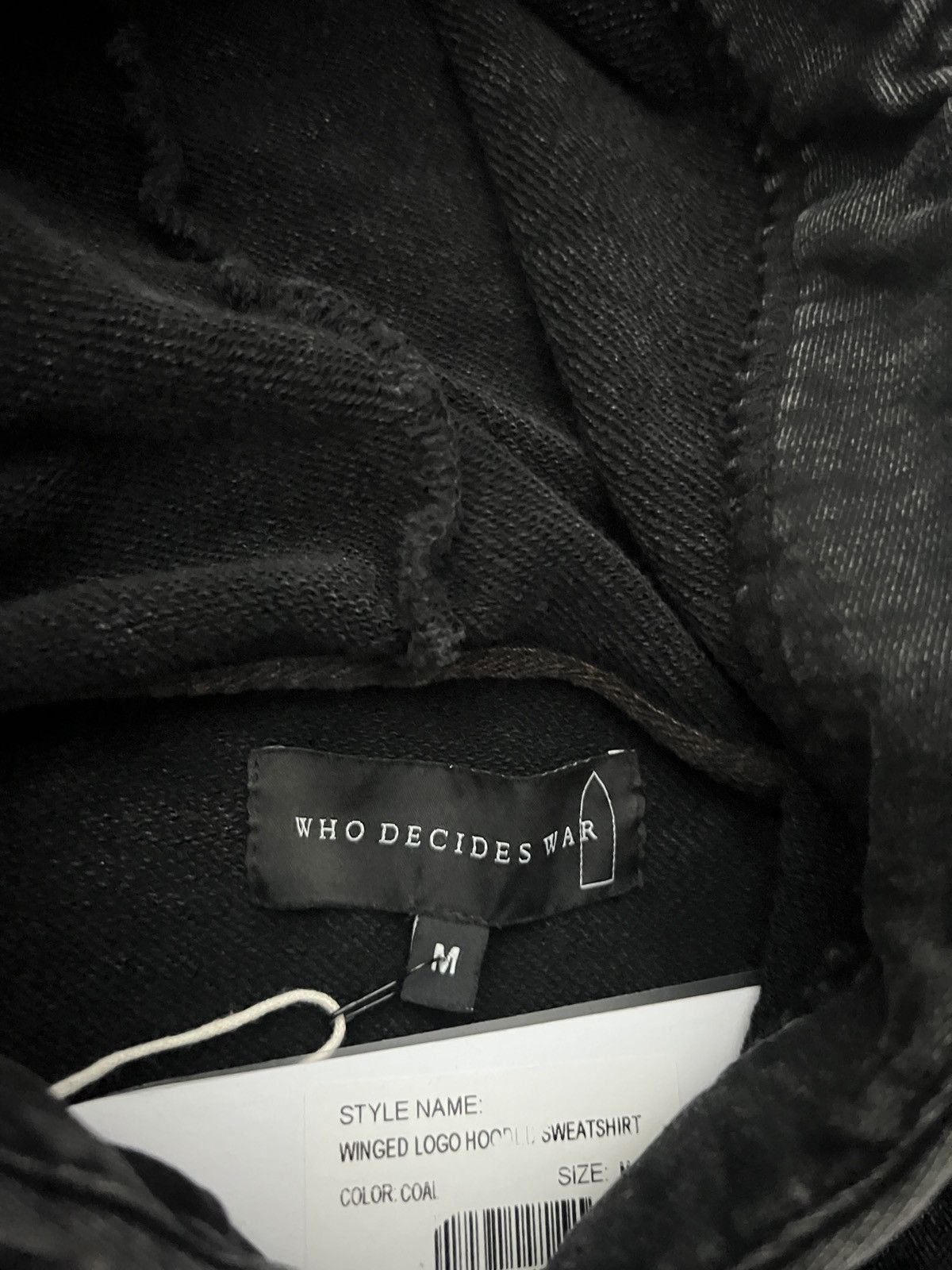 Who Decides War Black winged hoodie Size US M / EU 48-50 / 2 - 4 Thumbnail