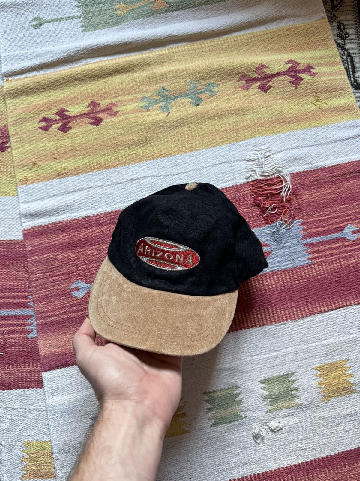 Leather Vintage 90’s Arizona USA Suede Leather Hat Size ONE SIZE - 1 Thumbnail