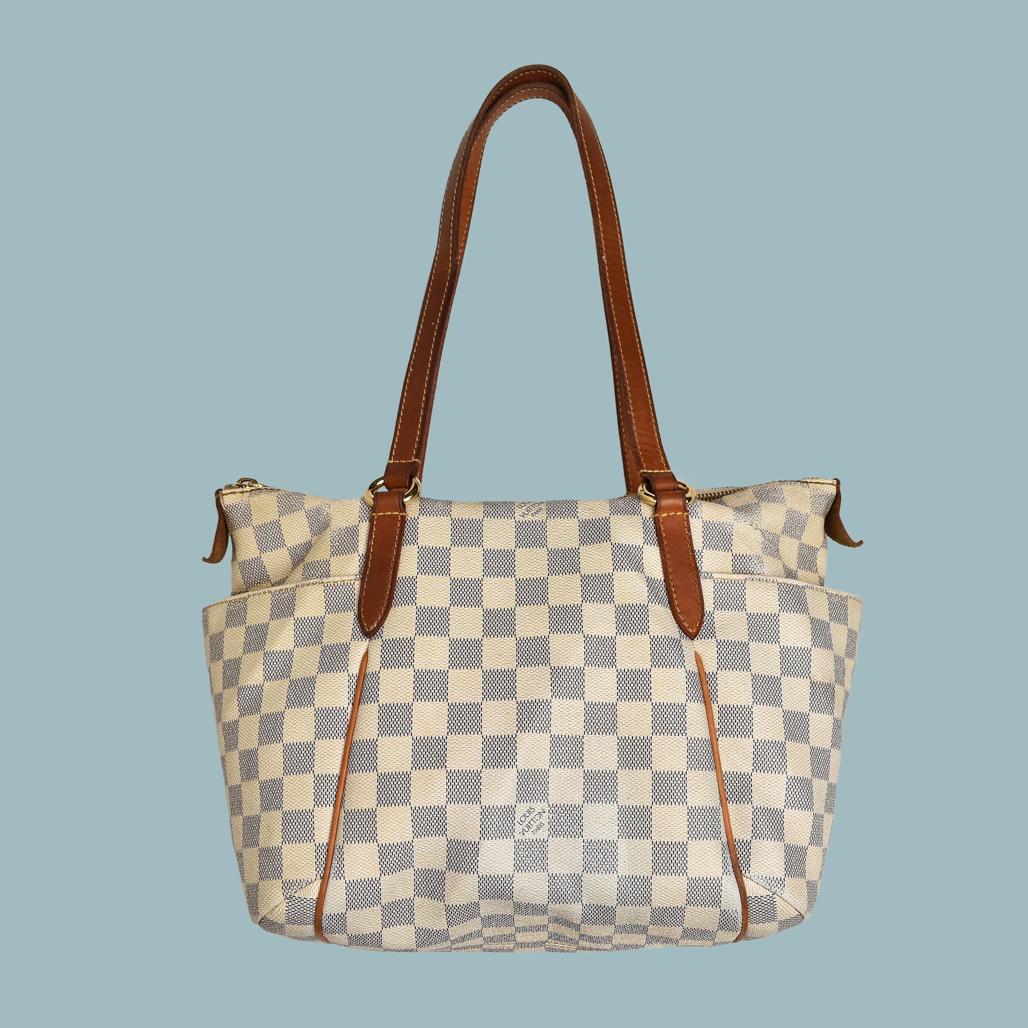 Louis Vuitton LOUIS VUITTON – Totally MM Bag Damier Azur Canvas Tote Size ONE SIZE - 5 Thumbnail