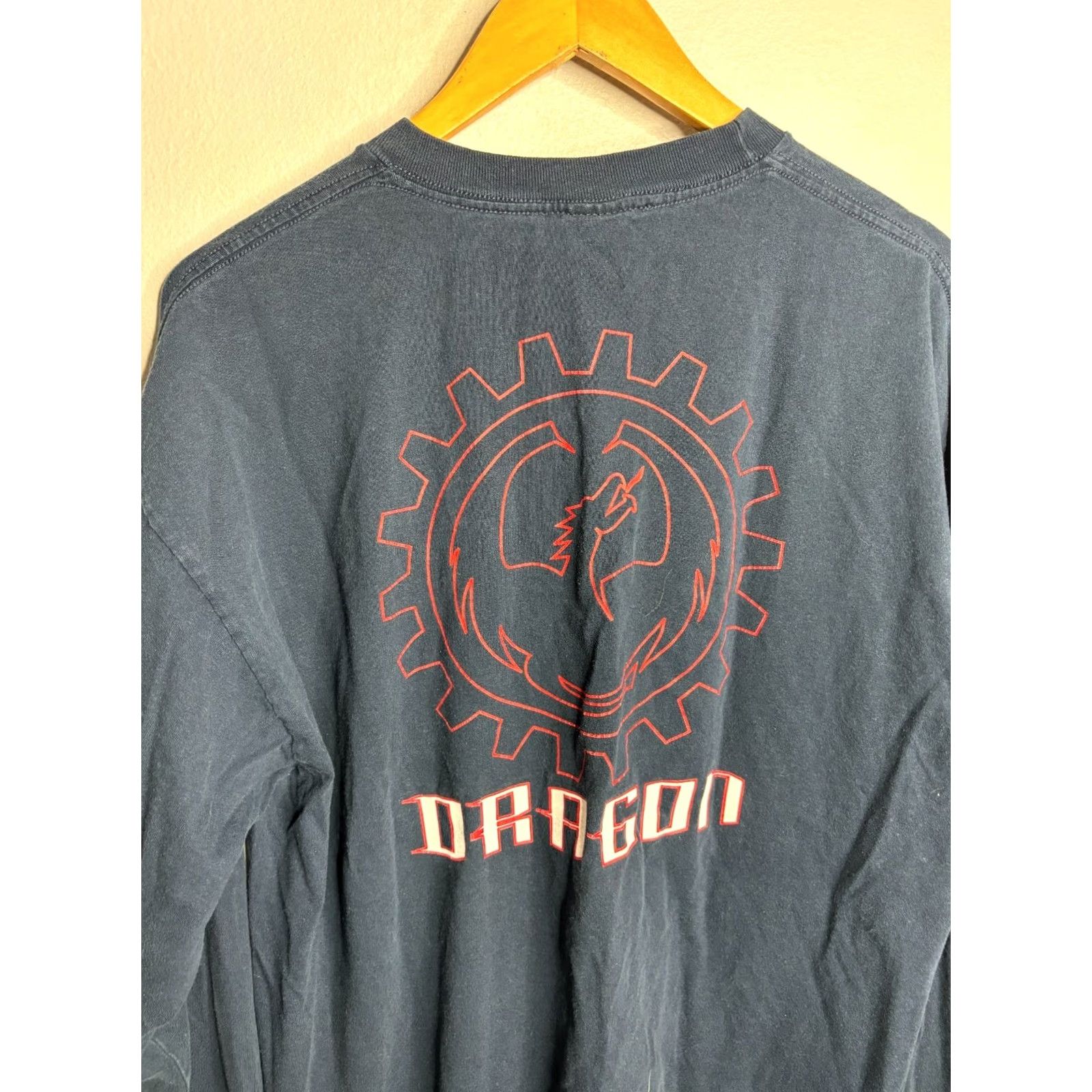 Vintage VINTAGE Dragon Alliance Blue Graphic Crew Long Sleeve T-Shirt Mens XL 1726 Size US XL / EU 56 / 4 - 5 Thumbnail