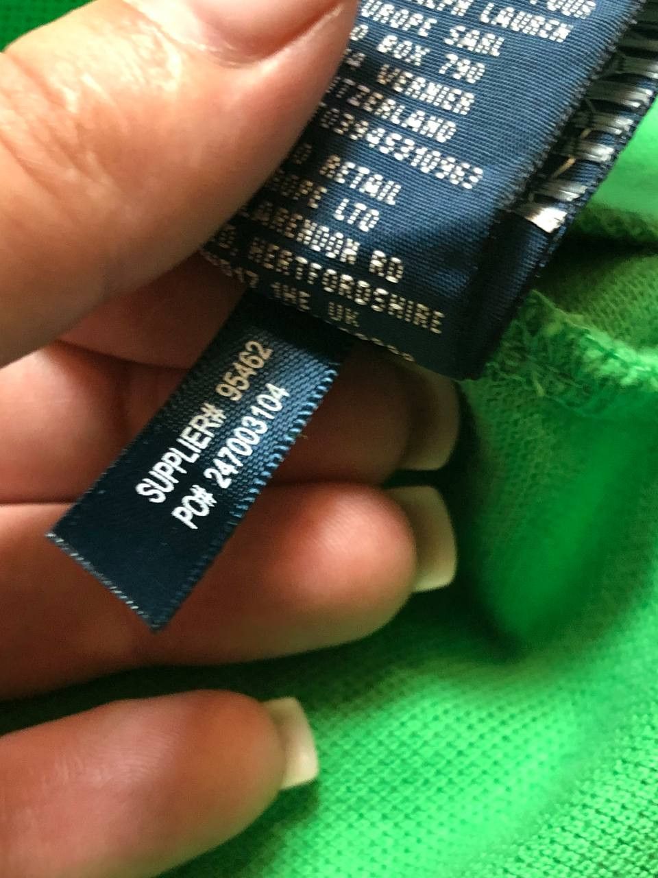 Ralph Lauren Vintage Ralph Lauren Classic Skinny Green Polo Size S Size S / US 4 / IT 40 - 4 Thumbnail