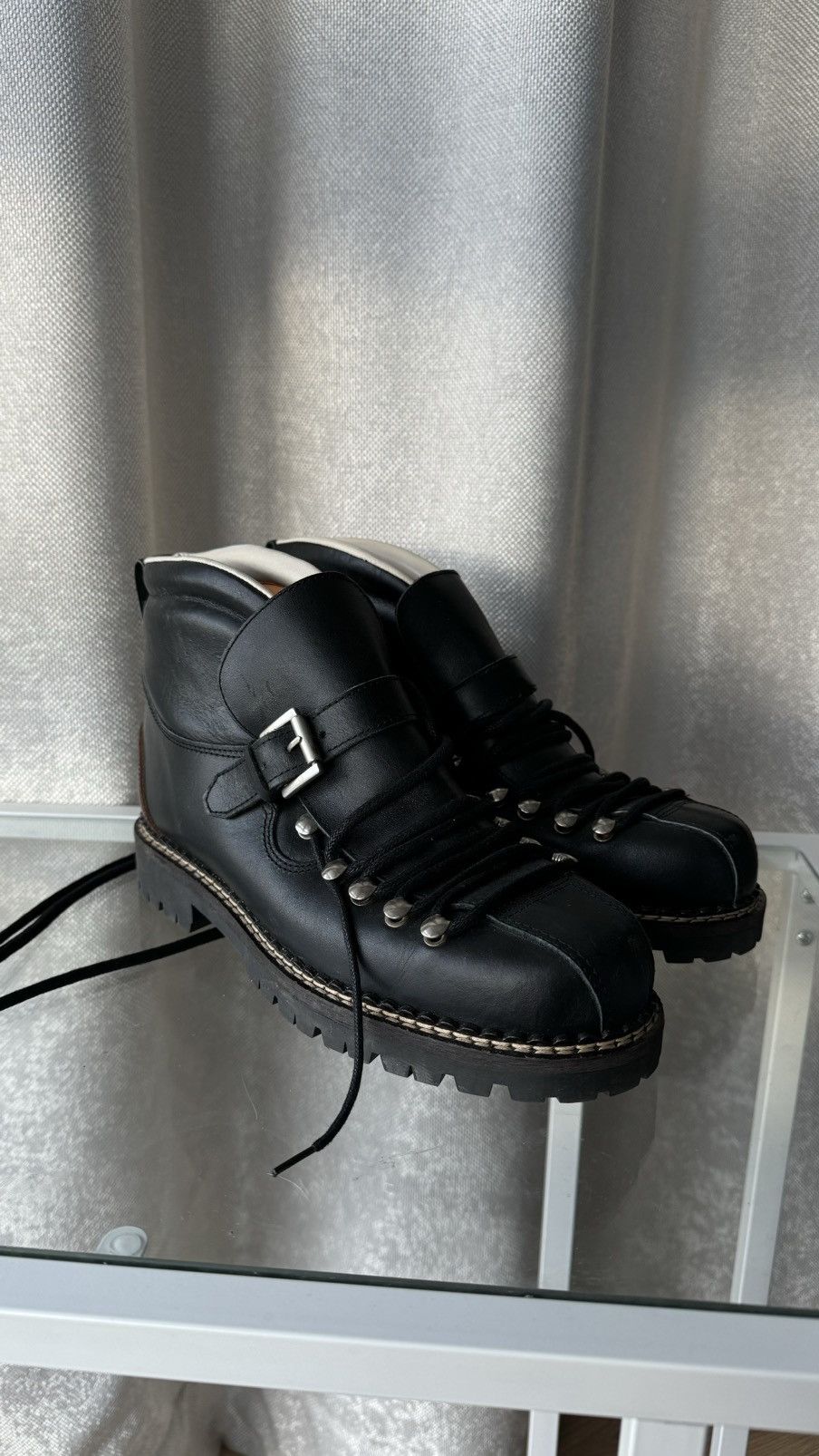 Vintage Stockerpoint boots leather like new rock avant Garde Size US 9 / IT 39 - 1 Thumbnail