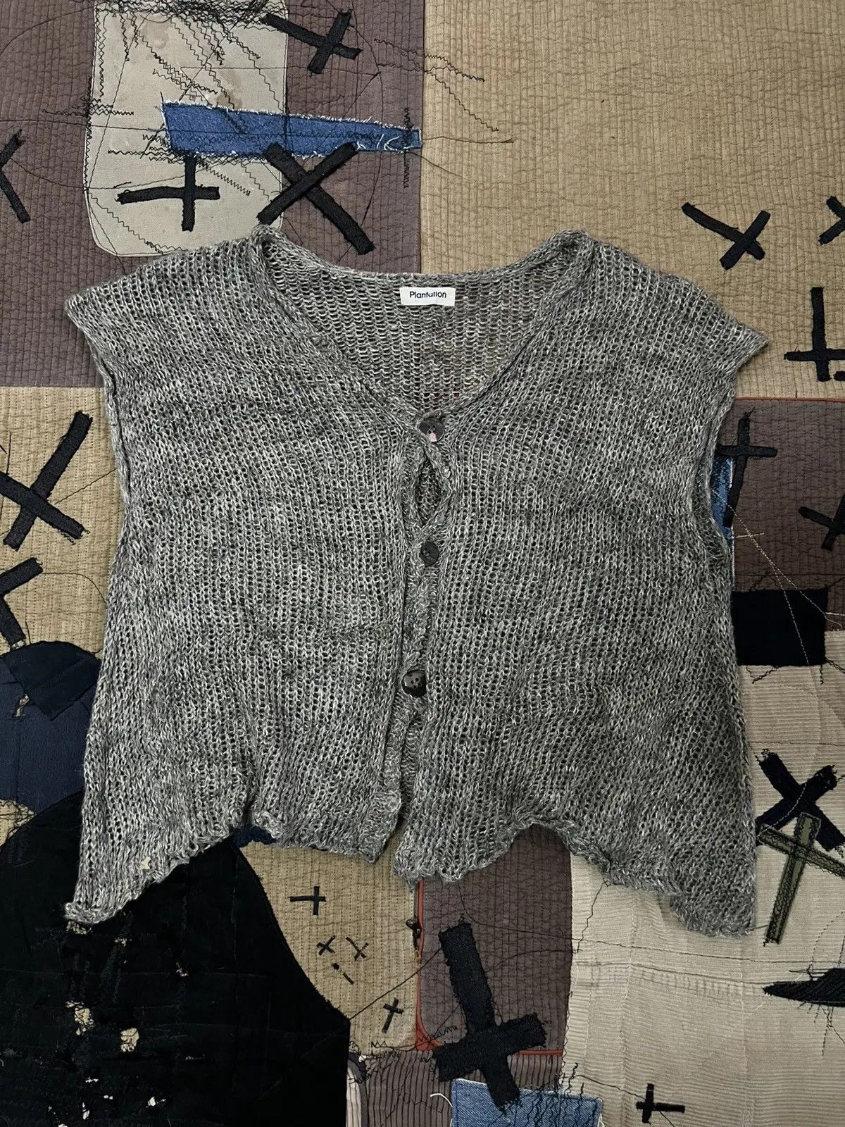 Issey Miyake Plantation by Issey miyake Knit Sleevelees Size US S / EU 44-46 / 1 - 2 Thumbnail