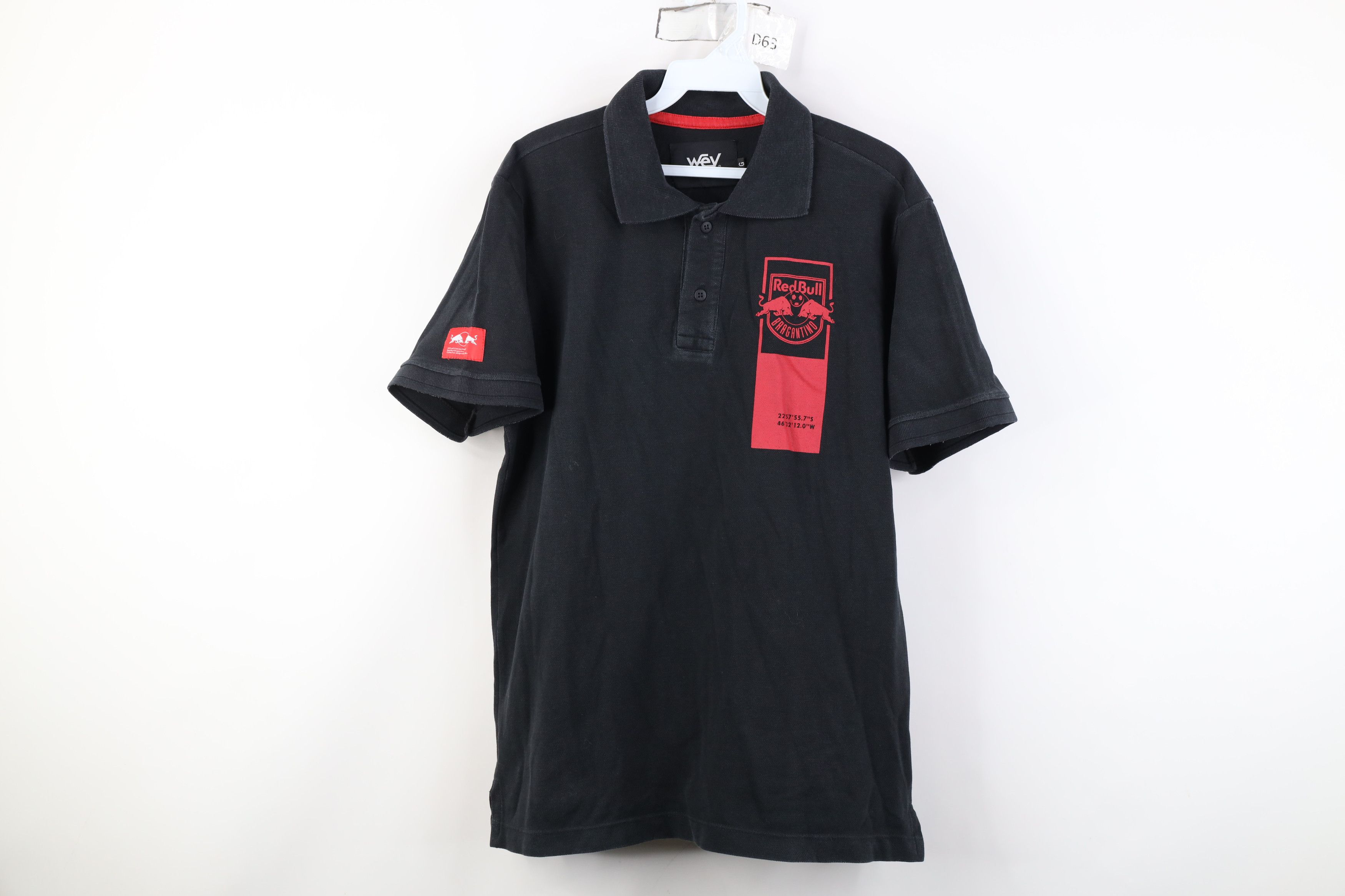 Vintage Vintage Brazil Serie A Red Bull Bragantino Soccer Polo Size US L / EU 52-54 / 3 - 1 Thumbnail
