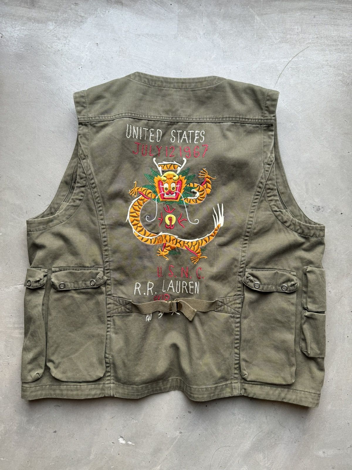 Ralph Lauren Ralph Lauren Military Utility Combat Embroidered Dragon Size US M / EU 48-50 / 2 - 1 Thumbnail