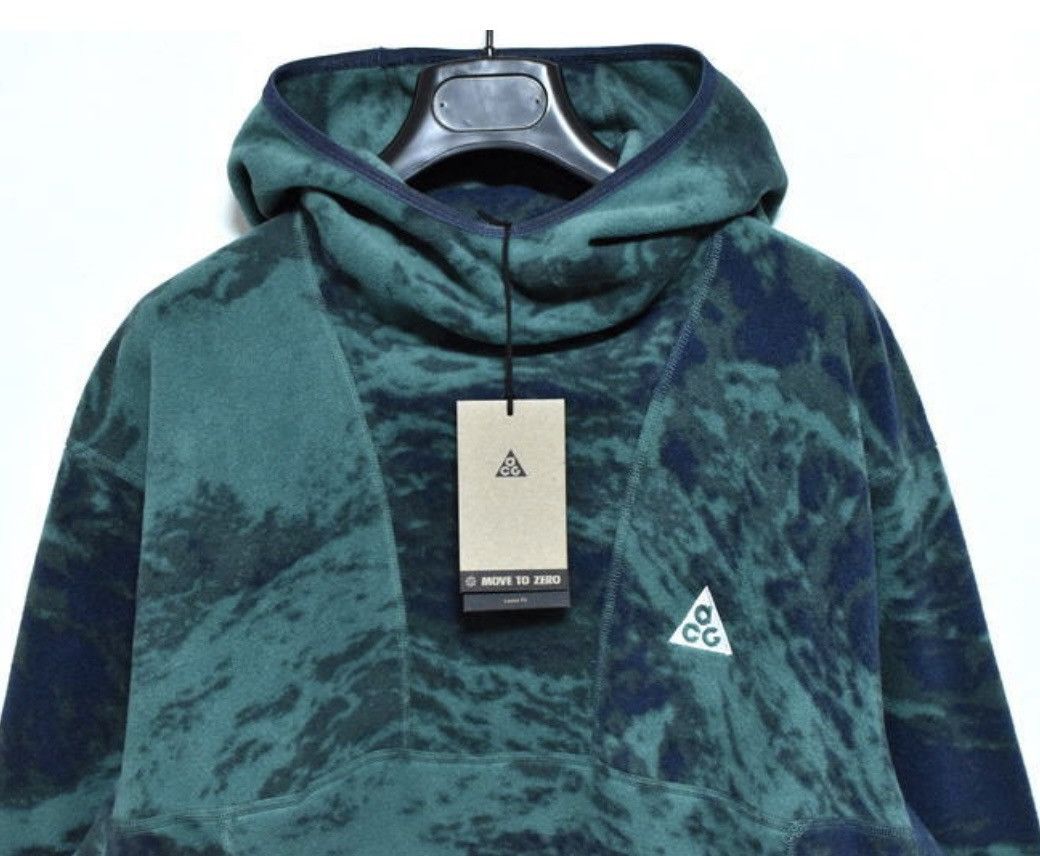 Nike ACG Size M Nike ACG Wolf Tree Polartec Fleece Pullover Hoodie Size US M / EU 48-50 / 2 - 3 Thumbnail