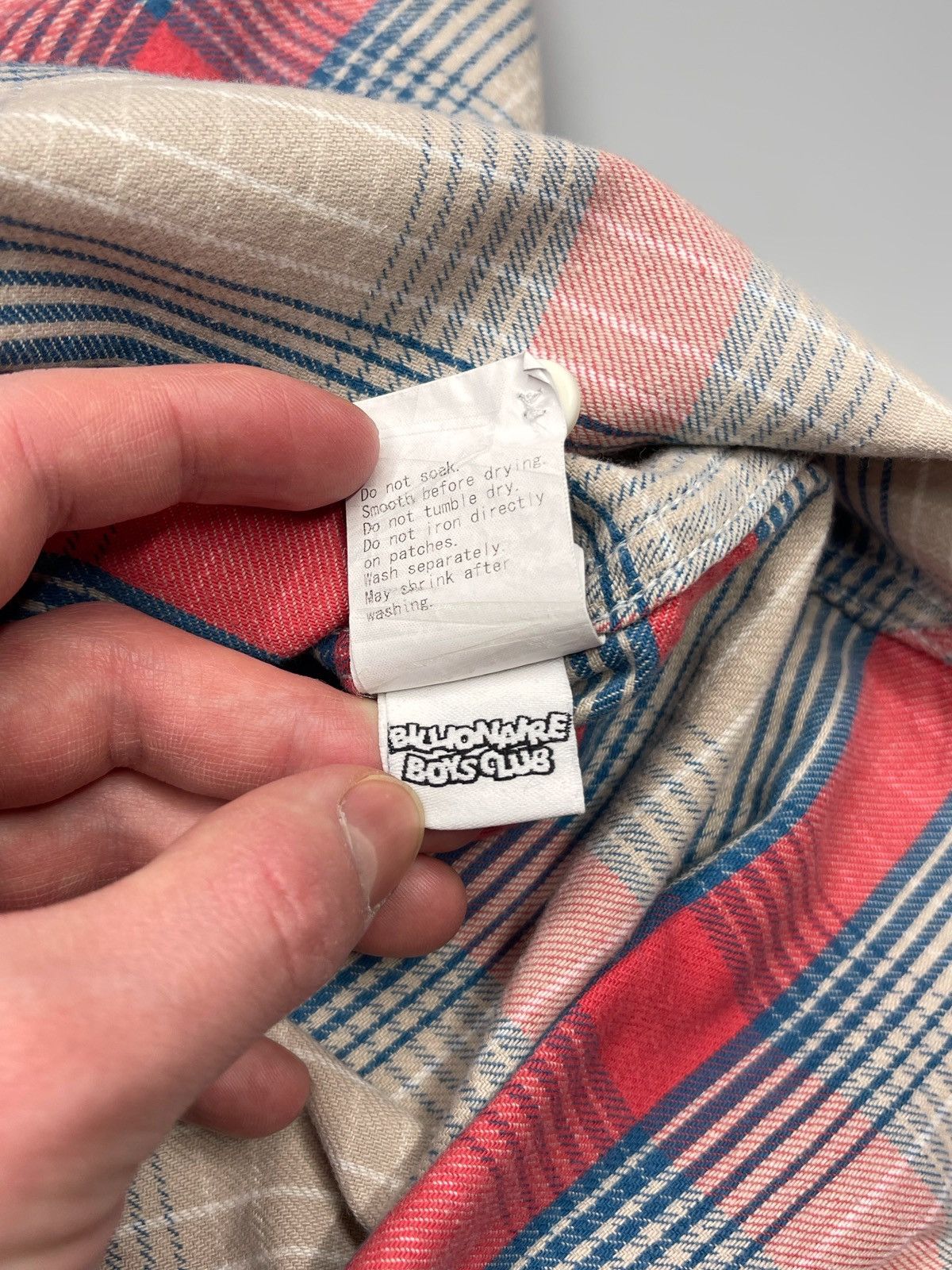 Billionaire Boys Club × Japanese Brand Billionaire Boys Club Flannel Shirt Jacket BBC Japan Size US L / EU 52-54 / 3 - 8 Thumbnail