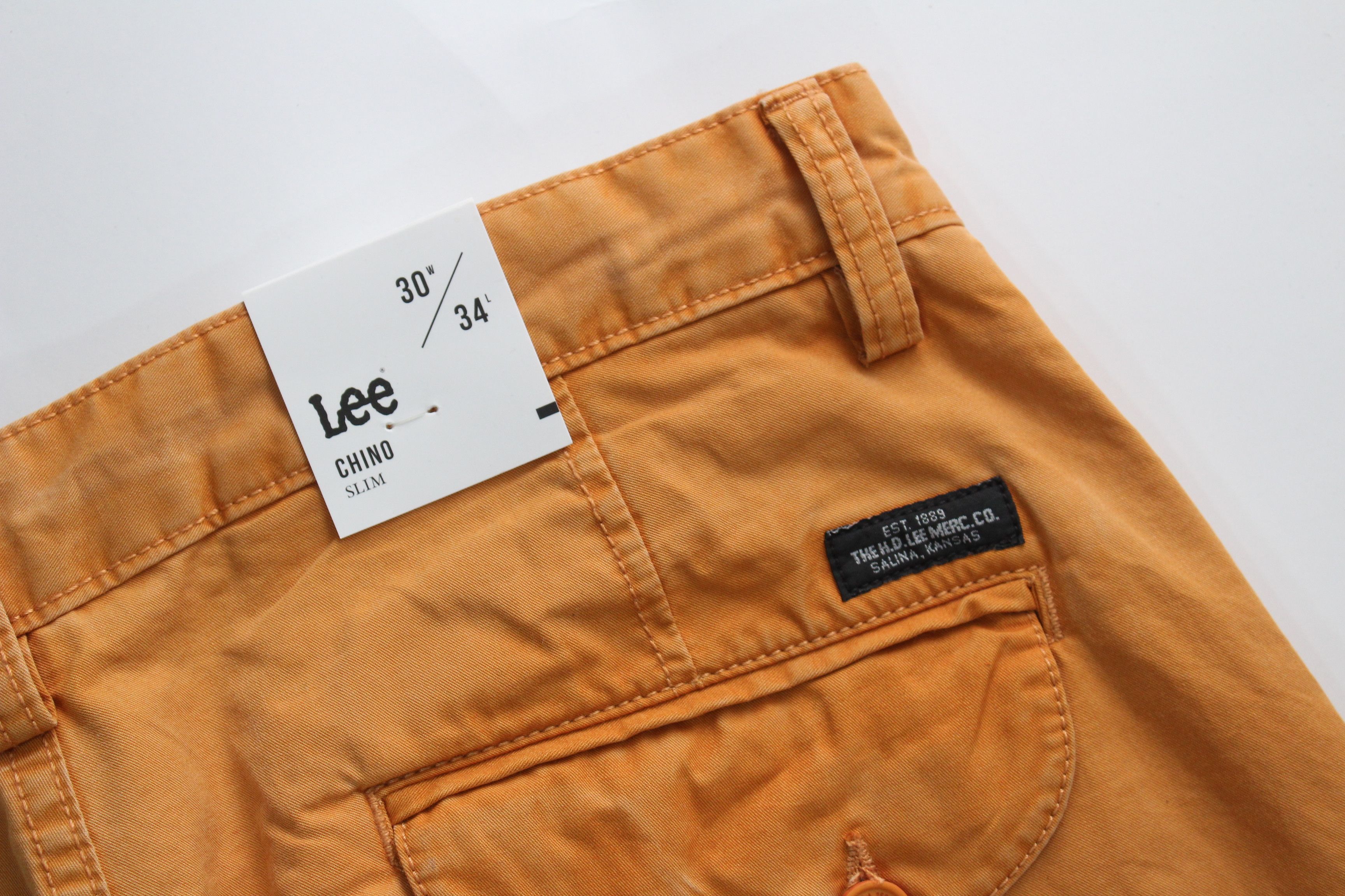 Lee Lee Chino Slim Pants Mens Size 30/34 Authentic New Vintage Size US 30 / EU 46 - 6 Thumbnail