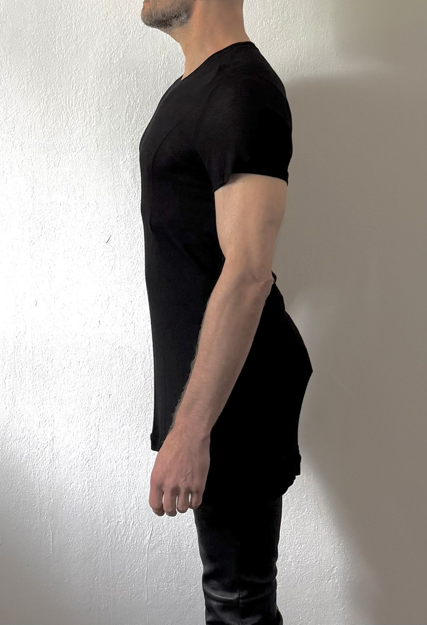 Julius Julius Prism Rayon Long T-Shirt Black Size 3 Japan Size US L / EU 52-54 / 3 - 2 Thumbnail