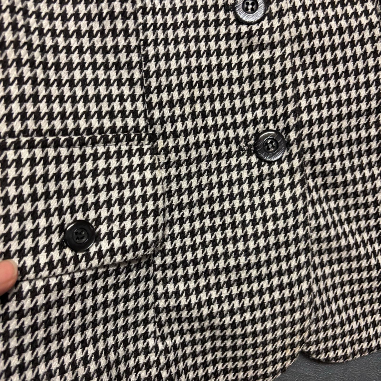 Other Vintage Melissa Lawrence Houndstooth Pantsuit Vest Set Size M / US 6-8 / IT 42-44 - 11 Thumbnail