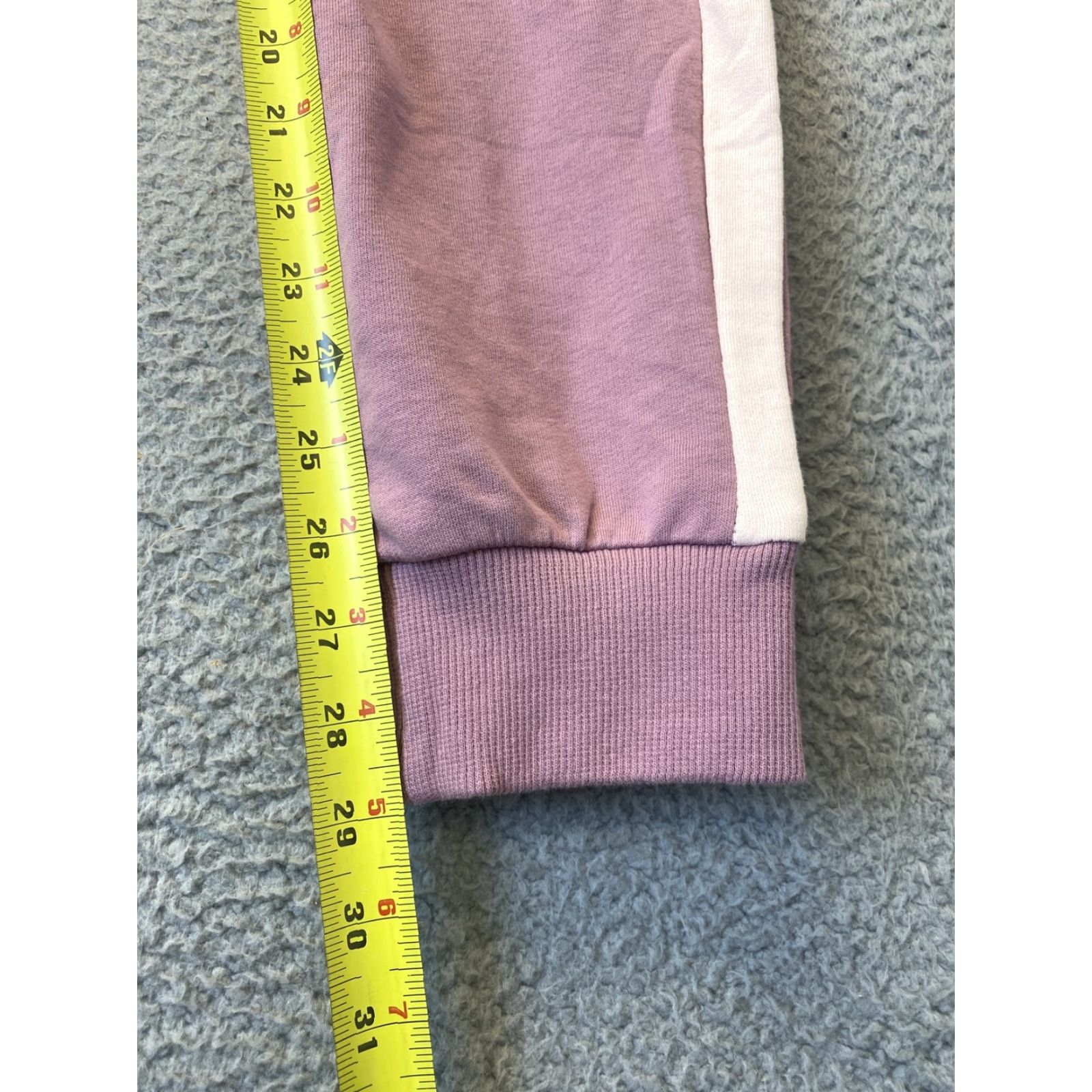 Puma PUMA Sweatpants Two Tone Lavender Cotton Athletic Mens Size M/51-46 Pants Size US 31 - 5 Thumbnail