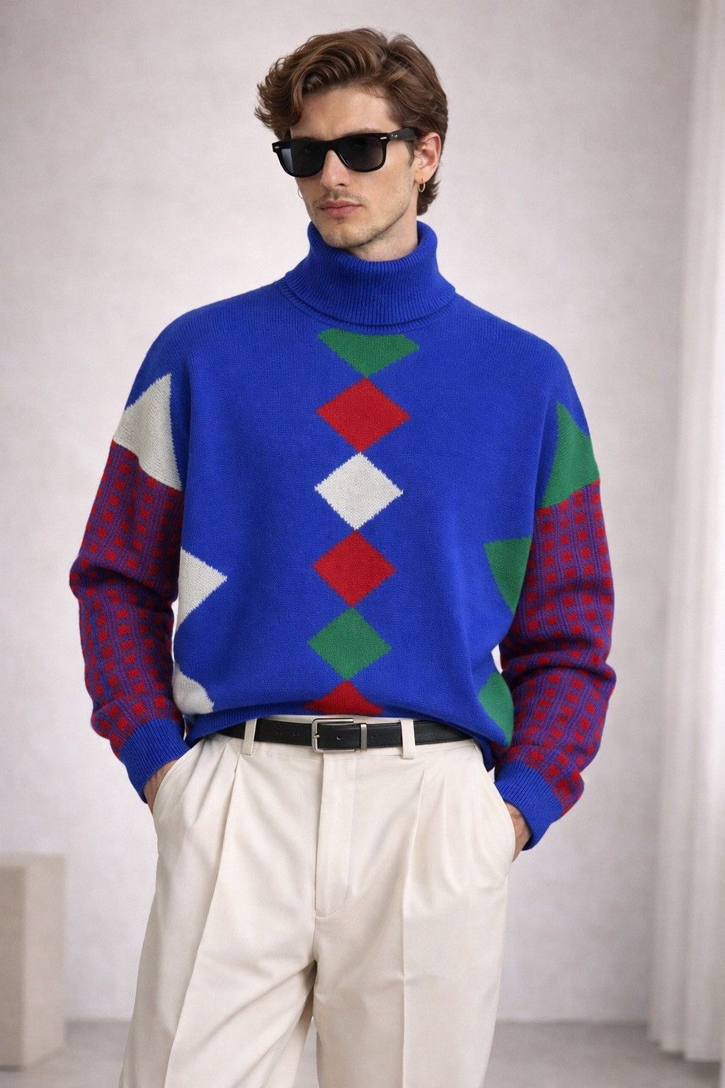 Versace Gianni Versace vintage wool knit sweater IT48 Size US M / EU 48-50 / 2 - 1 Thumbnail