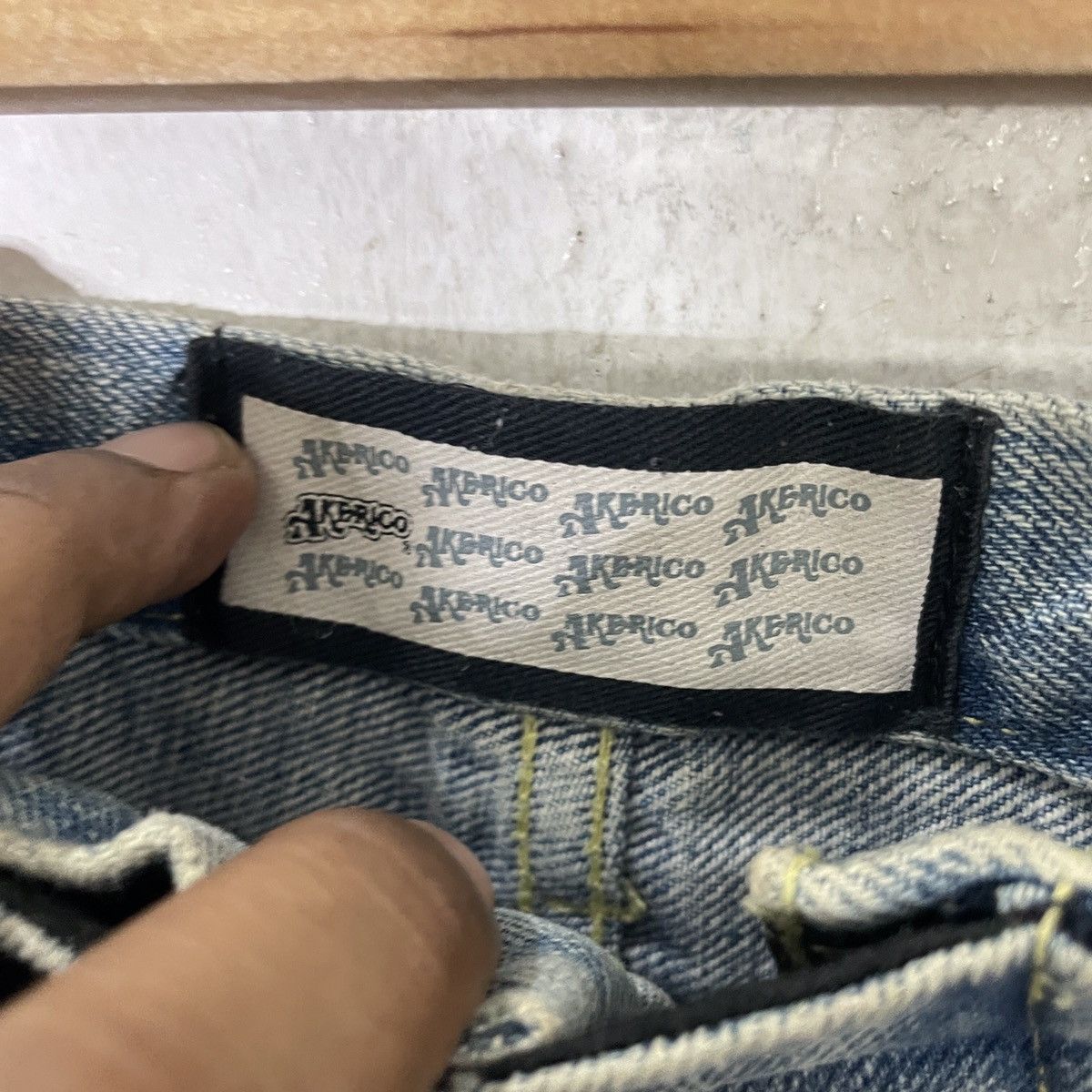 Japanese Brand Vintage Akerico Denim Jeans Size US 31 - 6 Thumbnail