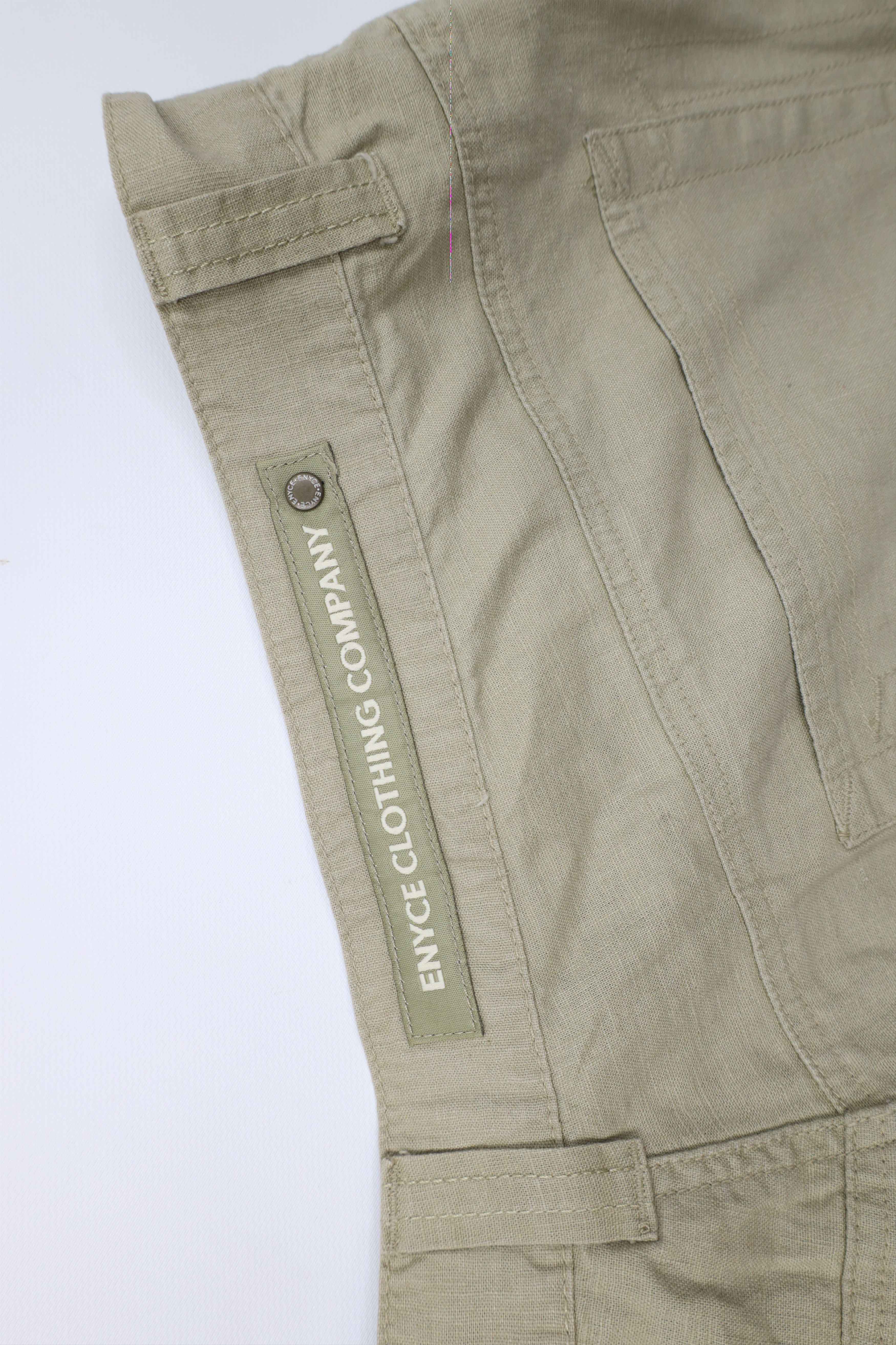 Enyce Vintage 90s Y2K Enyce Baggy Linen Blend Wide Leg Pants Size US 42 / EU 58 - 16 Thumbnail