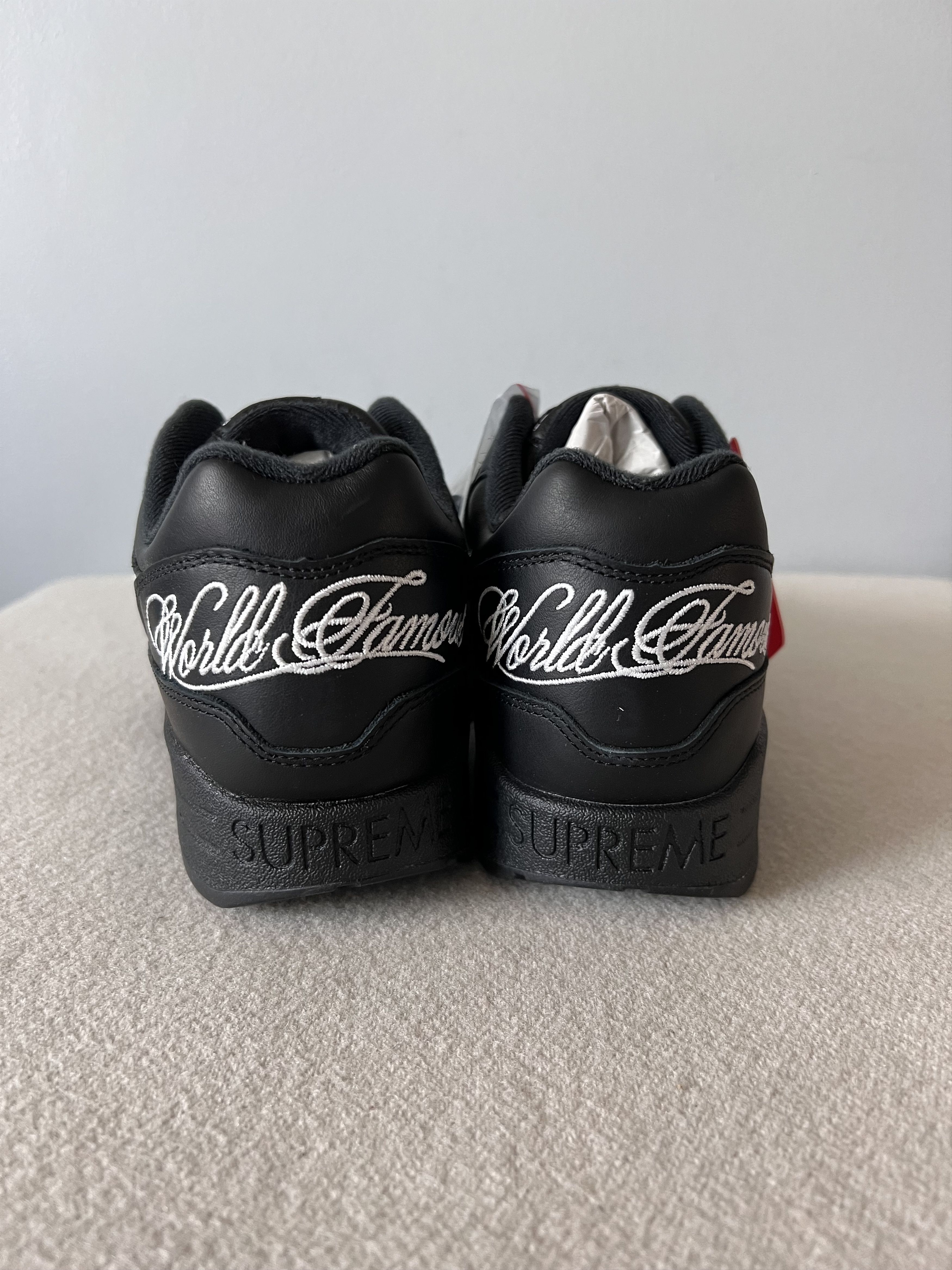 Nike × Supreme Supreme Nike Air Max 1 '87 SP in Black Size US 12 / EU 45 - 5 Thumbnail
