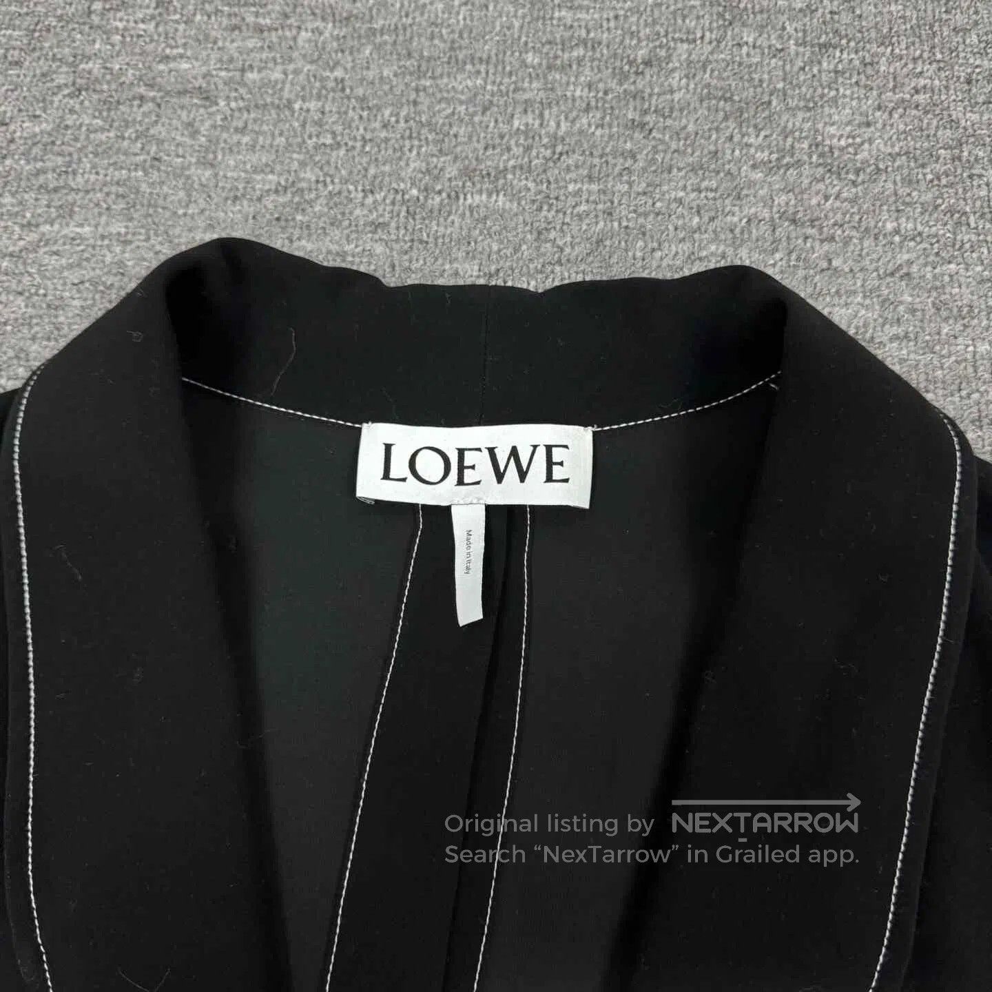 Loewe Loewe Bow White Topstitch Long Coat. Size M / US 6-8 / IT 42-44 - 7 Thumbnail