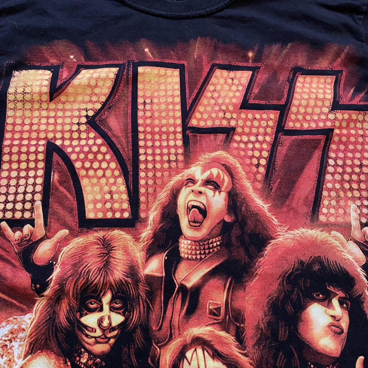 Vintage Vintage 00s KISS Band Tee Graphic Horror Punk Streetwear S Size US S / EU 44-46 / 1 - 5 Thumbnail