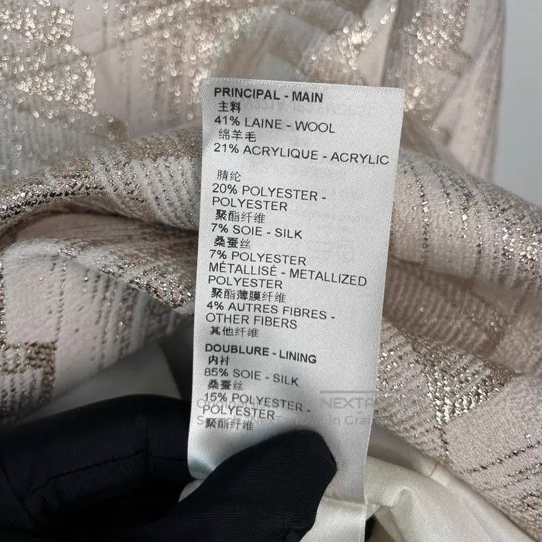 Louis Vuitton Louis Vuitton Gold silk embroidery in beige colour dress Size XS / US 0-2 / IT 36-38 - 9 Thumbnail