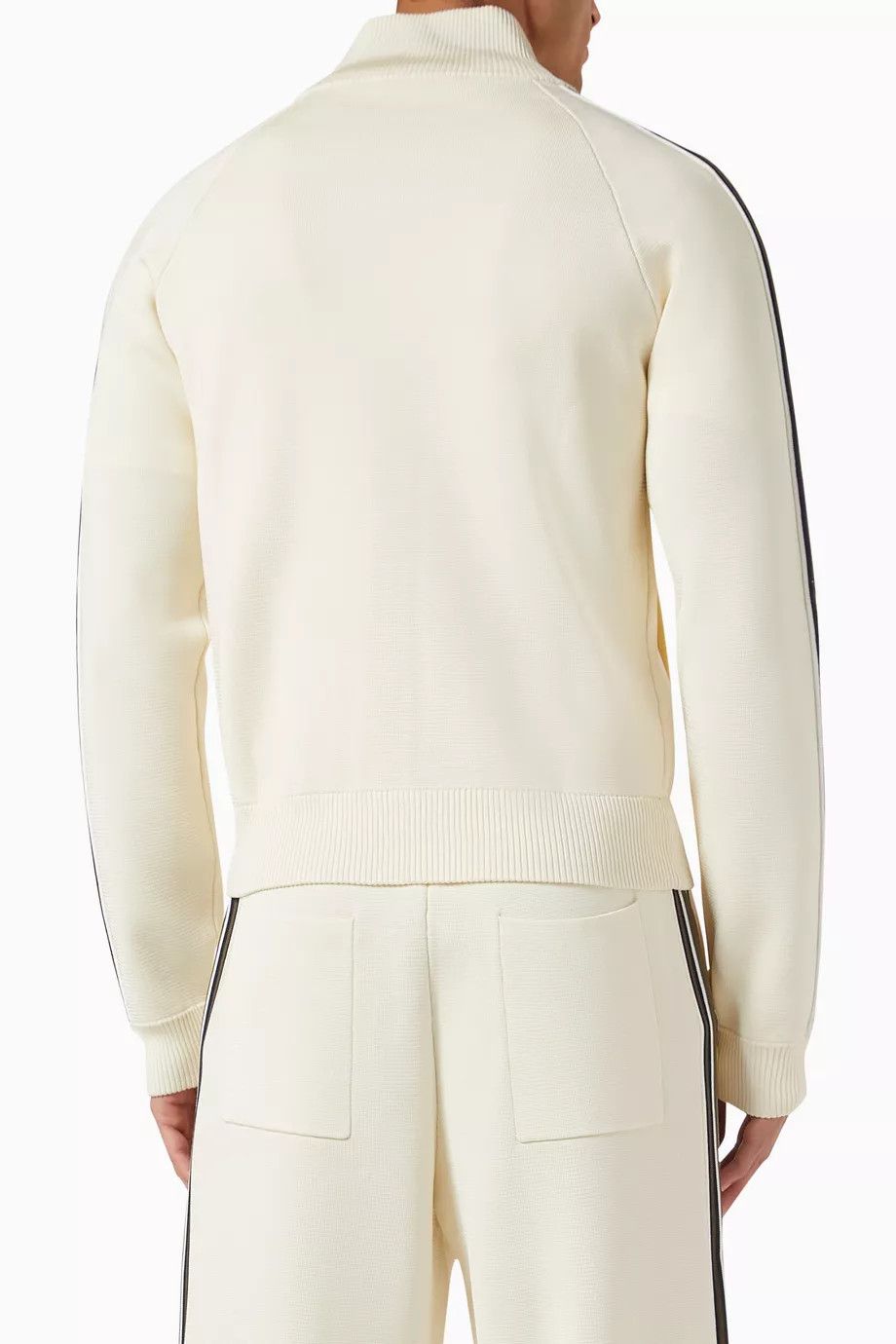 Wales Bonner o1h1sh10525 Tide Track Jacket in White Size US XL / EU 56 / 4 - 3 Thumbnail