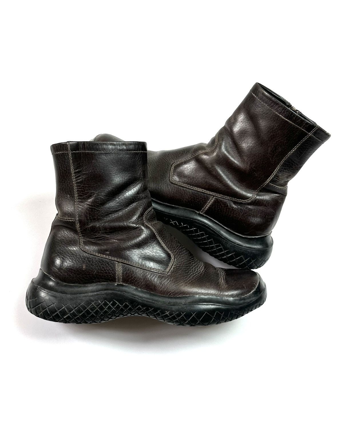 Prada Prada AW/FW 1999 Runway Boots Skiskolaer Size US 7.5 / IT 37.5 - 1 Thumbnail