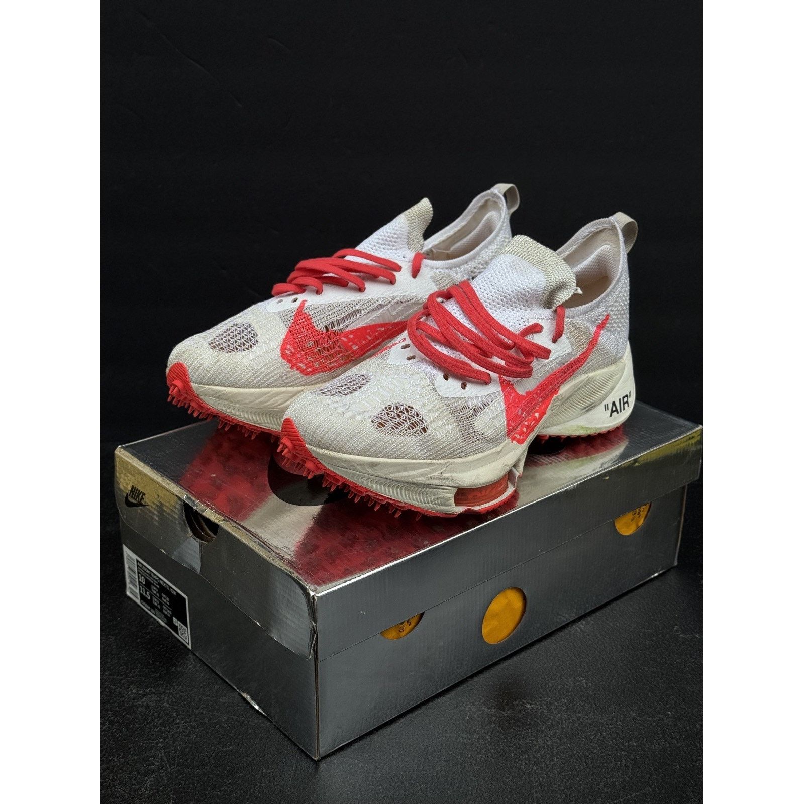 Nike CV0697-100 Off-White Nike Air Zoom Tempo Next% Flyknit Solar Size US 10 / EU 43 - 1 Thumbnail