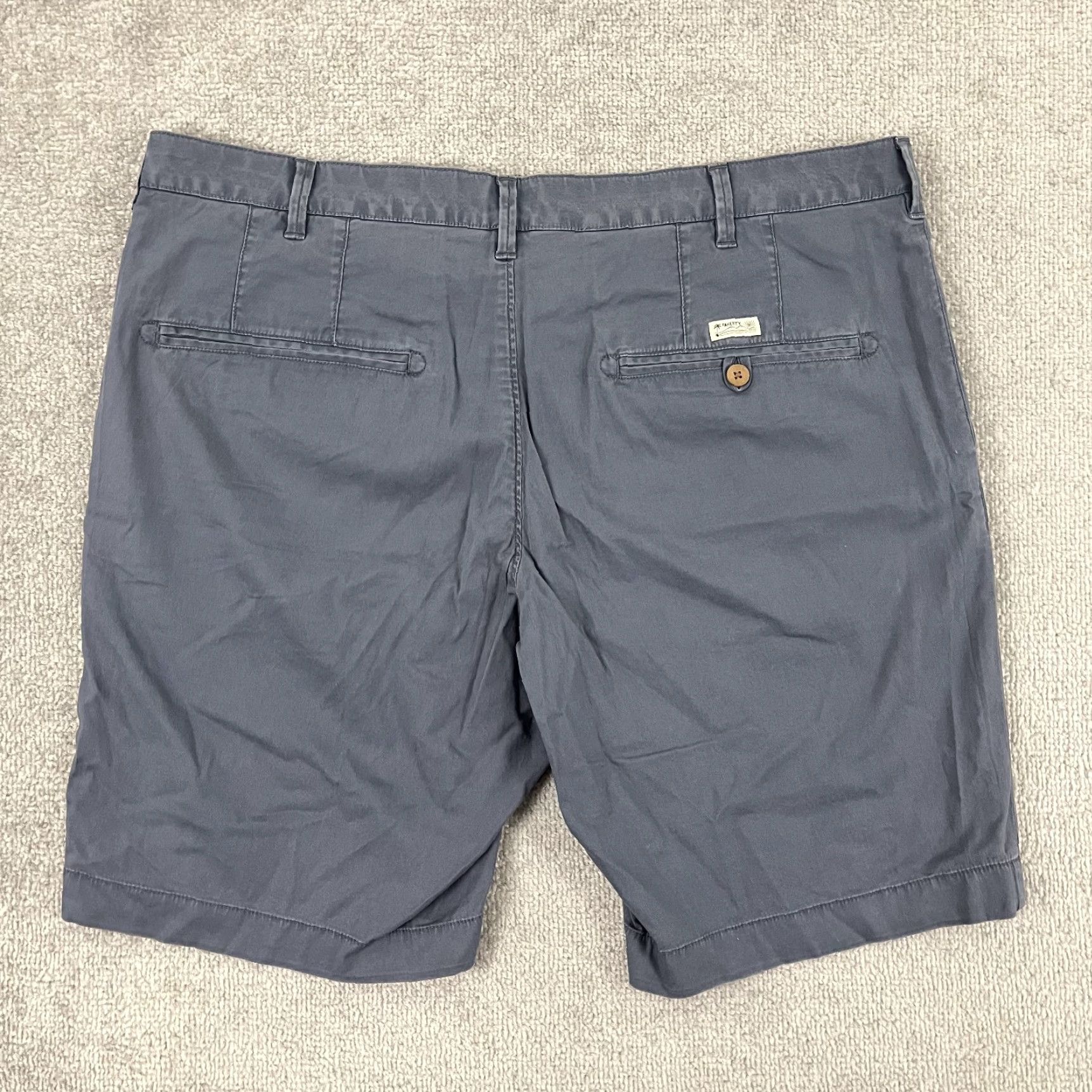 Faherty Faherty Chino Shorts Mens 40 / 9"Washed Blue Organic Cotton Casual Size US 40 / EU 56 - 7 Thumbnail