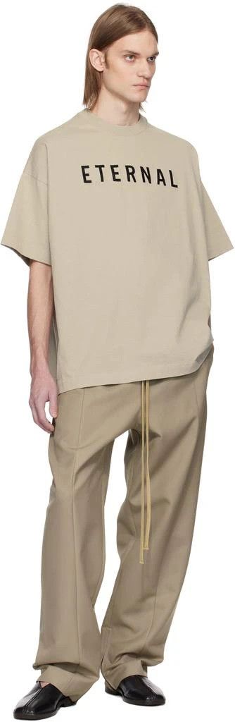 Fear of God Fear of God Beige Wool Center Seam Track Pants Size US 32 / EU 48 - 10 Thumbnail