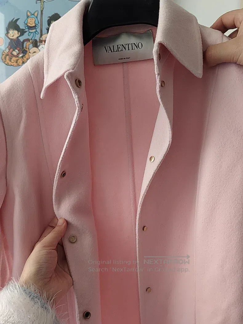 Valentino Valentino Pink wool coat Size XS / US 0-2 / IT 36-38 - 3 Thumbnail
