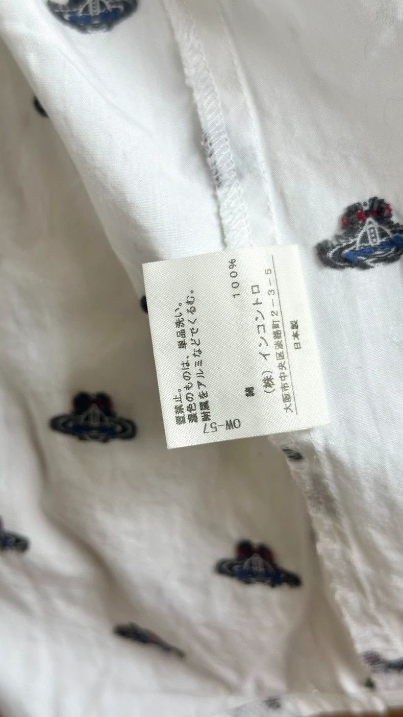 Vivienne Westwood Vivienne Westwood A shirt with a bow tie all over it Size M / US 6-8 / IT 42-44 - 7 Thumbnail