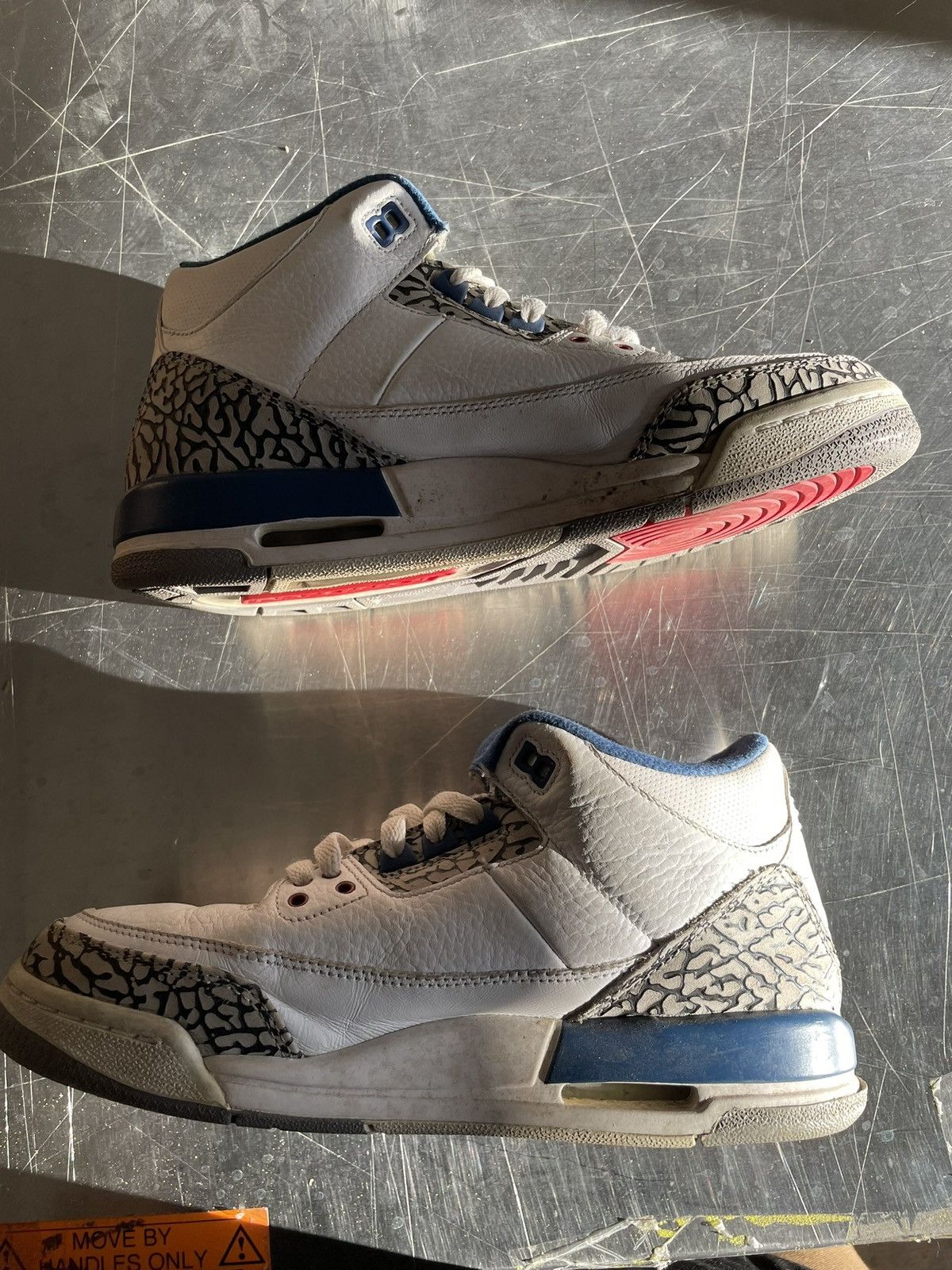 Jordan Brand Air Jordan III 3 Retro 2011 True Blue Size 7Y Size US 7 / EU 40 - 3 Thumbnail