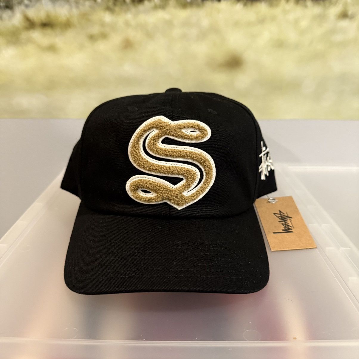 Stussy Stussy Gothic S Chenille Snapback Hat | Grailed