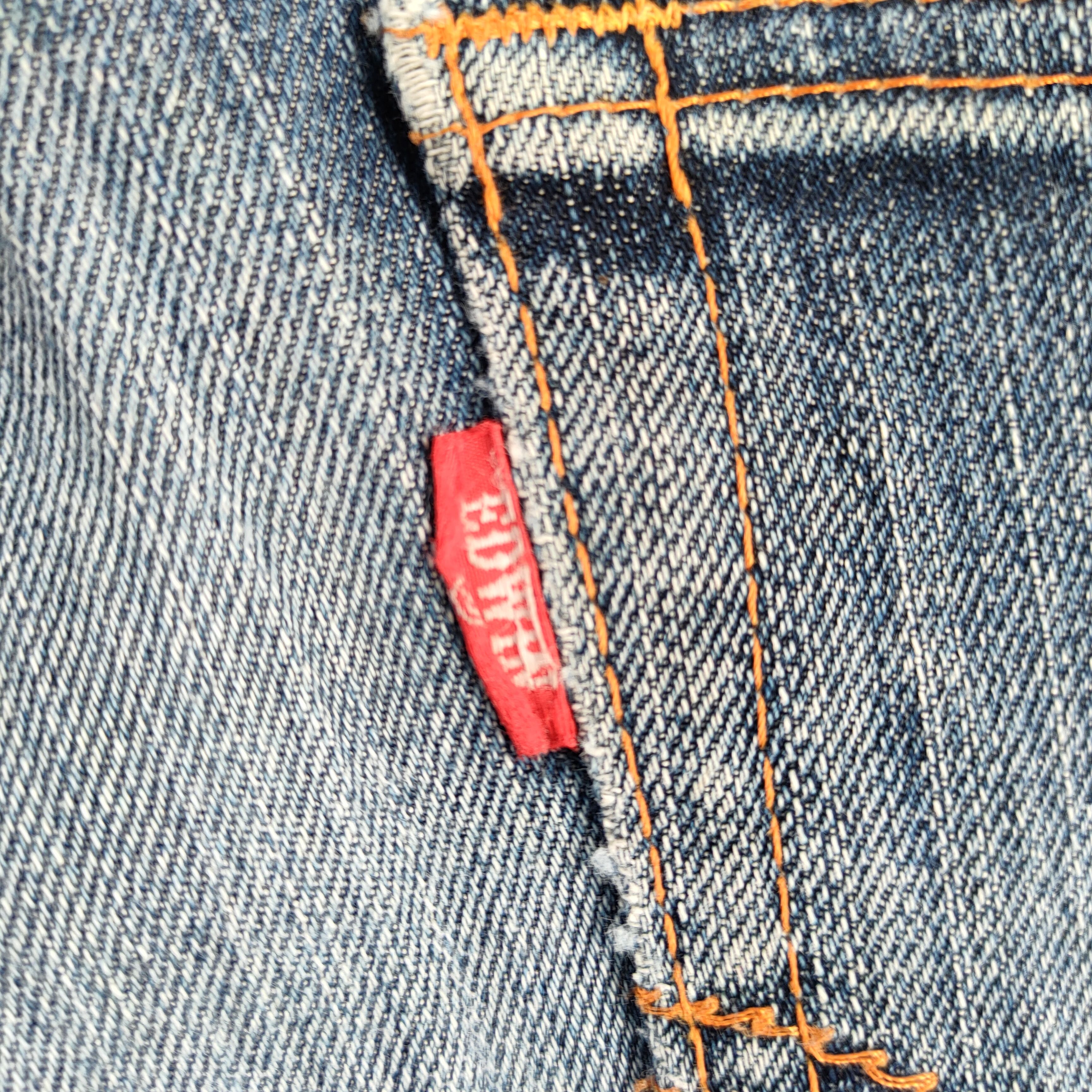 Edwin Vintage Edwin 503 Faded ripped denim jeans pants Size US 33 - 12 Thumbnail