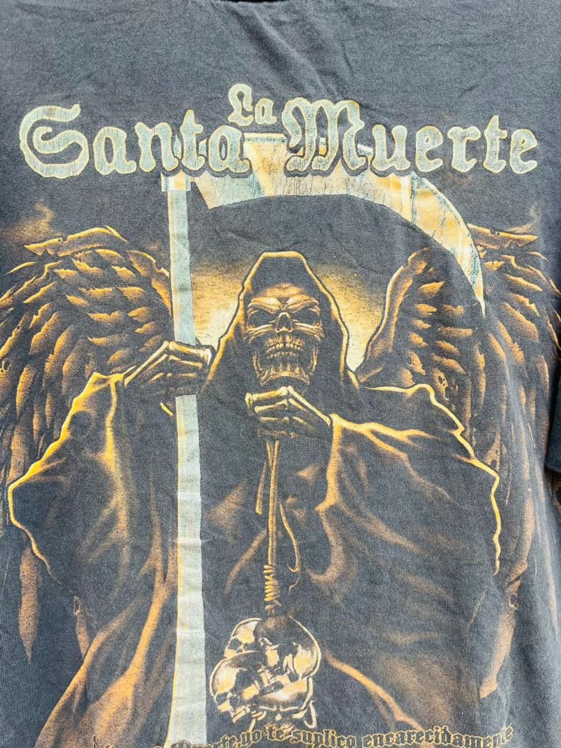 Japanese Brand × Vintage Vintage Santa La Muerte death Zone Streetwear Fashion Style Size US XL / EU 56 / 4 - 6 Thumbnail