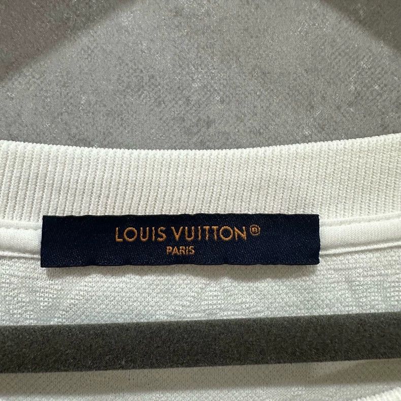 Louis Vuitton Louis Vuitton White 3D presbyopic full print short sleeve Size US XXL / EU 58 / 5 - 4 Thumbnail