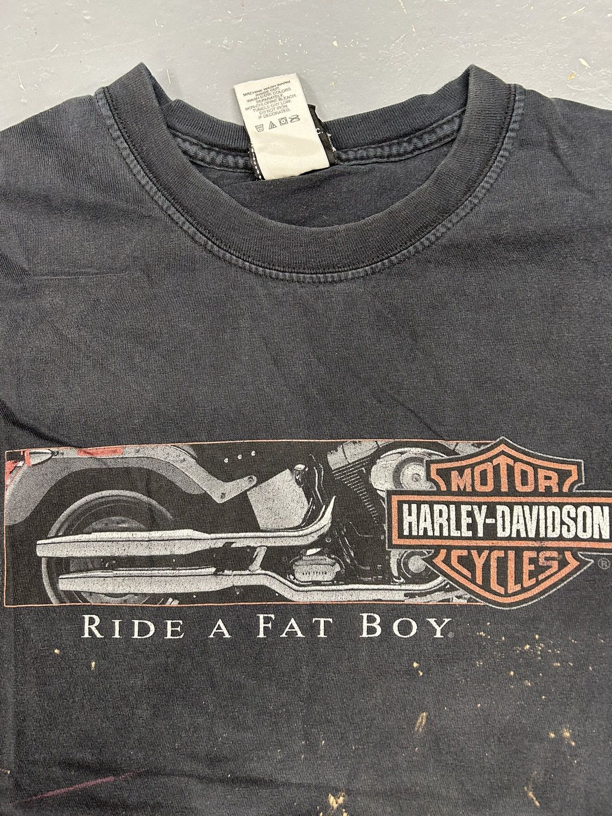 Harley Davidson × Vintage Crazy Vintage Y2K Essential Black Harley Davidson Tee Shirt Size US L / EU 52-54 / 3 - 3 Thumbnail