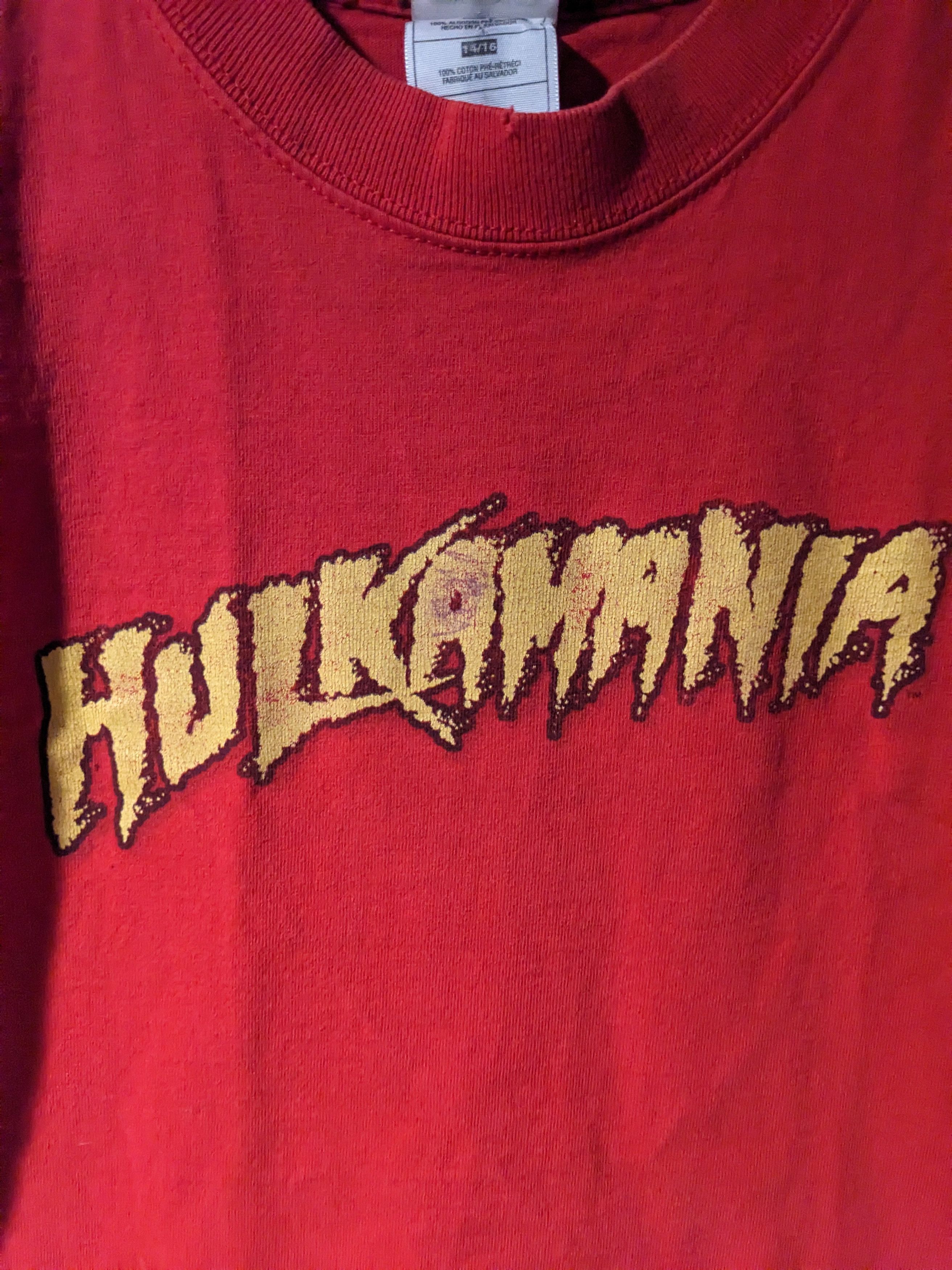 Vintage × WWE Vintage 2002 Hulkamania Still Running WWE Kids 14/16 T-Shirt Size US M / EU 48-50 / 2 - 2 Thumbnail