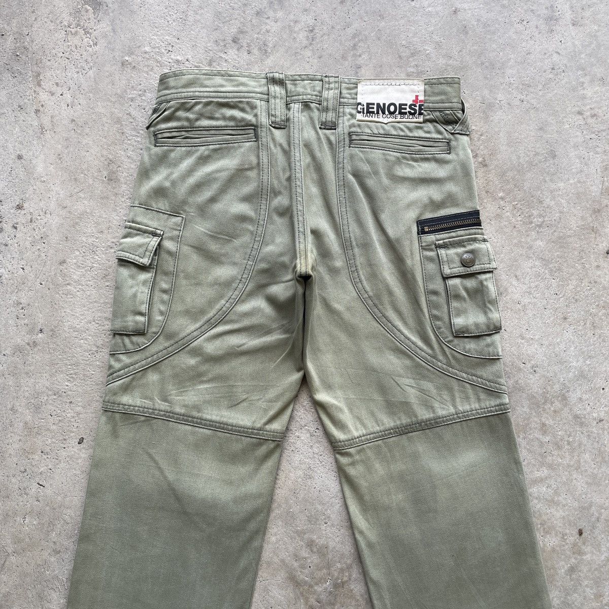 Japanese Brand Vintage Genoese Japan Faded Cargo Tactical Jogger Pants RARE Size US 28 / EU 44 - 11 Thumbnail