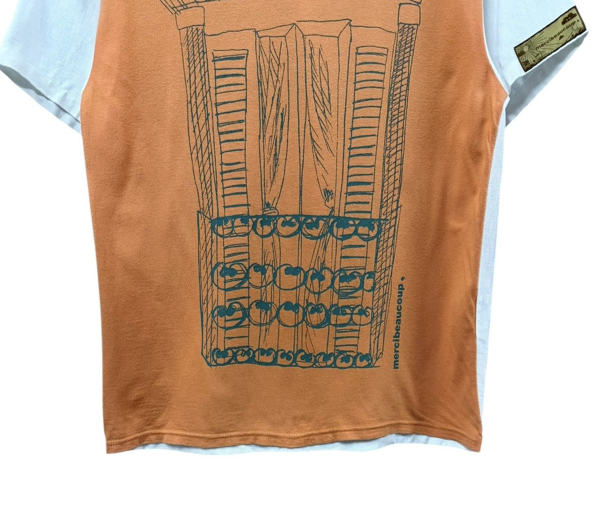 mercibeaucoup Mercibeaucoup,Miyake Design Hybrid Linen Cotton Tee Size US M / EU 48-50 / 2 - 13 Thumbnail