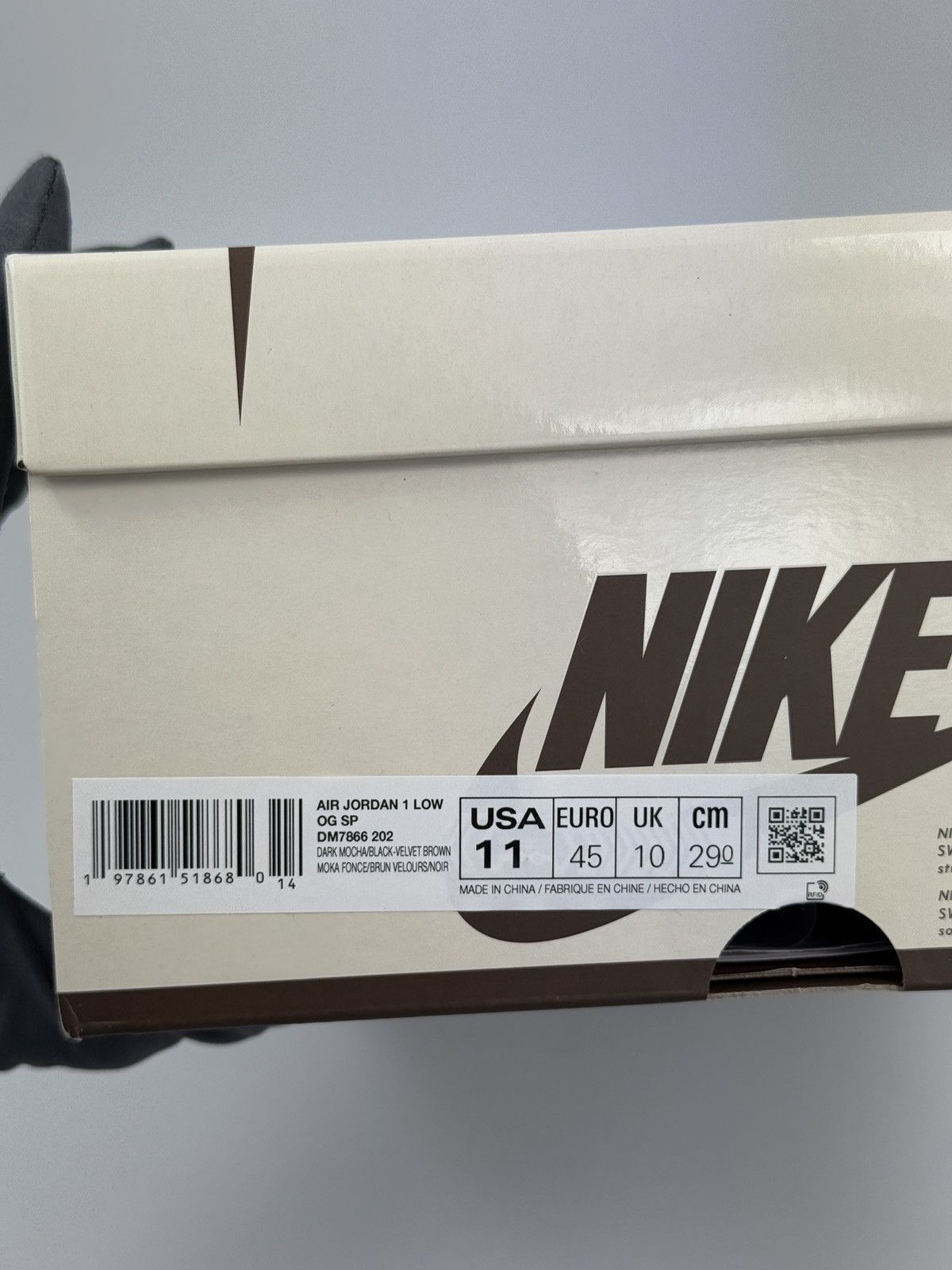 Jordan Brand JORDAN 1 RETRO CACTUS JACK VELVET BROWN SNEAKERS Size US 11 / EU 44 - 12 Thumbnail