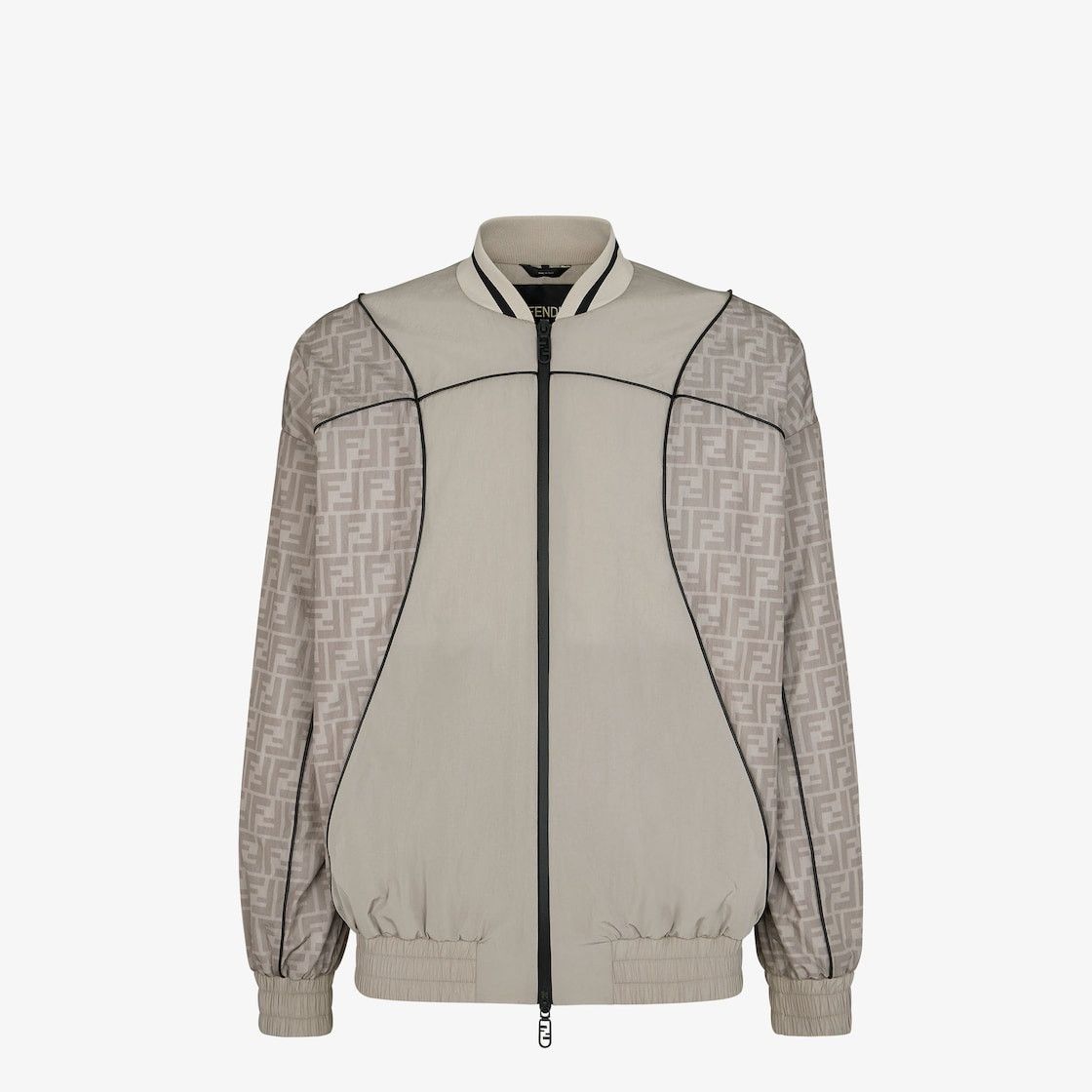 Fendi o1loc1c0824 Bomber Jacket in Taupe Grey Size US XS / EU 42 / 0 - 1 Thumbnail