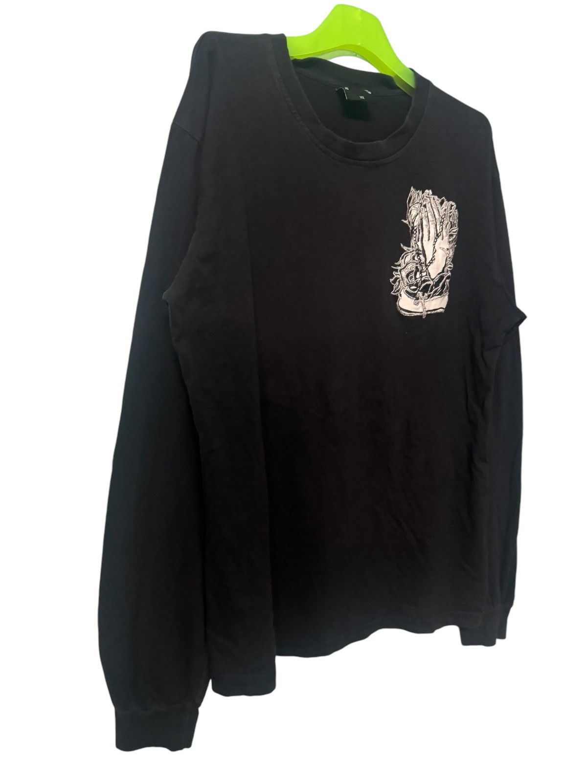 Japanese Brand 💥 DICTORIOUS PRAY HAND WITH CROSS BIG EMBROIDED BACK HIT Size US XL / EU 56 / 4 - 3 Thumbnail