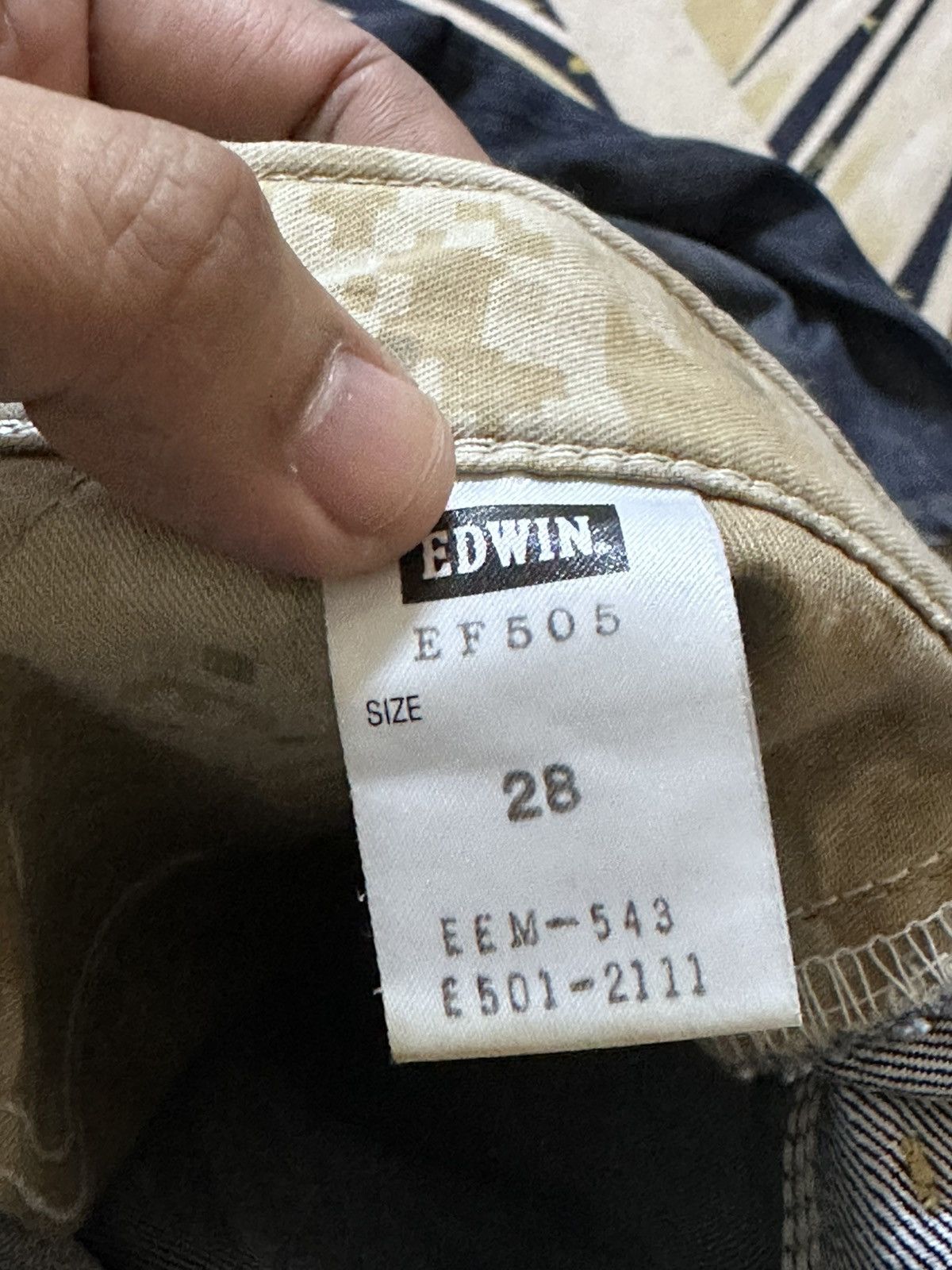 Edwin Vintage Edwin E-Function Curve Leg Grunge Denim Size US 29 - 8 Thumbnail