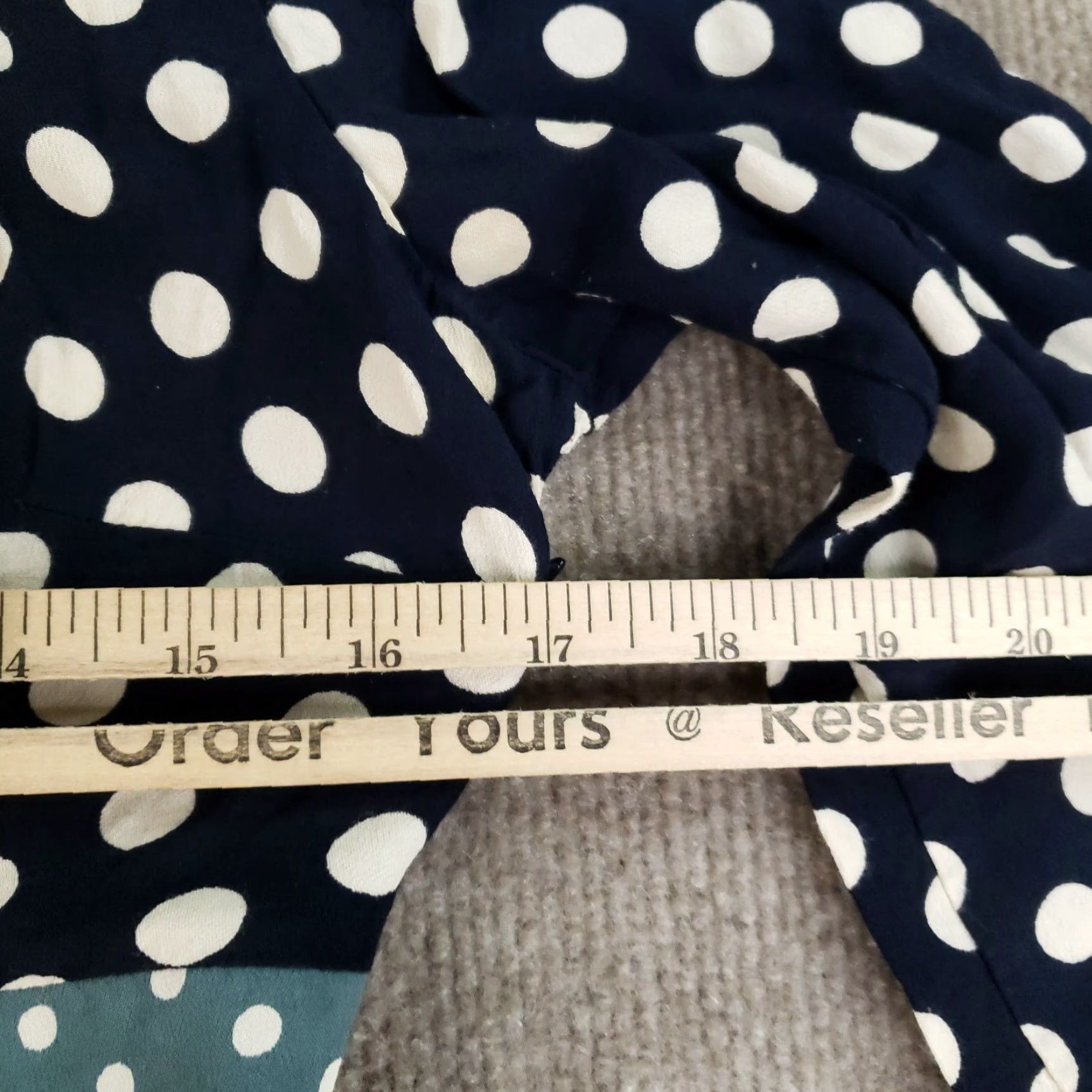 Boden Boden A-Line Dress Women Size 12 R Blue White Polka Dot 3/4 Sleeve Lightweight Casual Size XL / US 12-14 / IT 48-50 - 3 Thumbnail