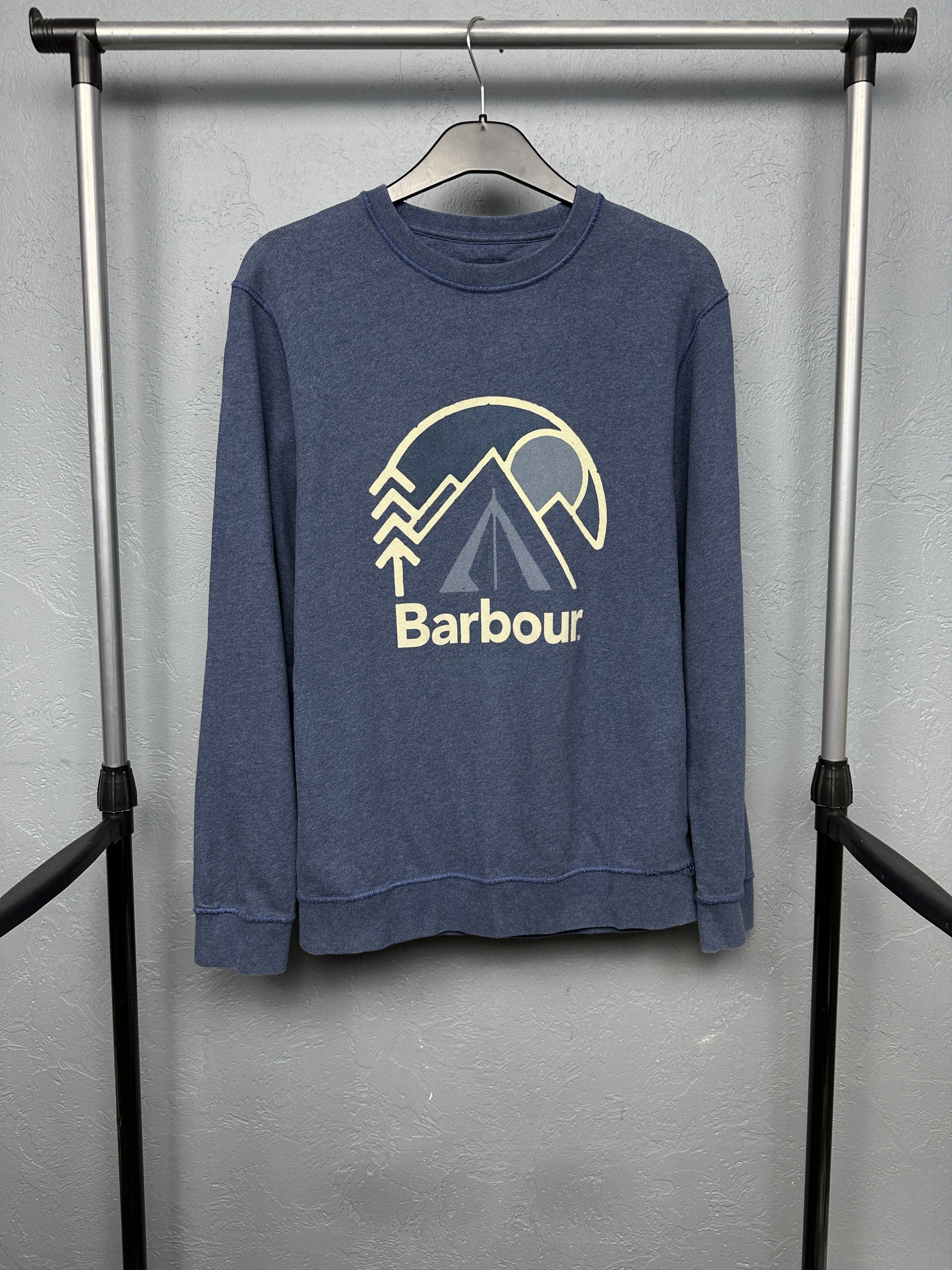 Barbour Barbour National Trust Mens Big Logo Sweatshirt Size US M / EU 48-50 / 2 - 1 Thumbnail