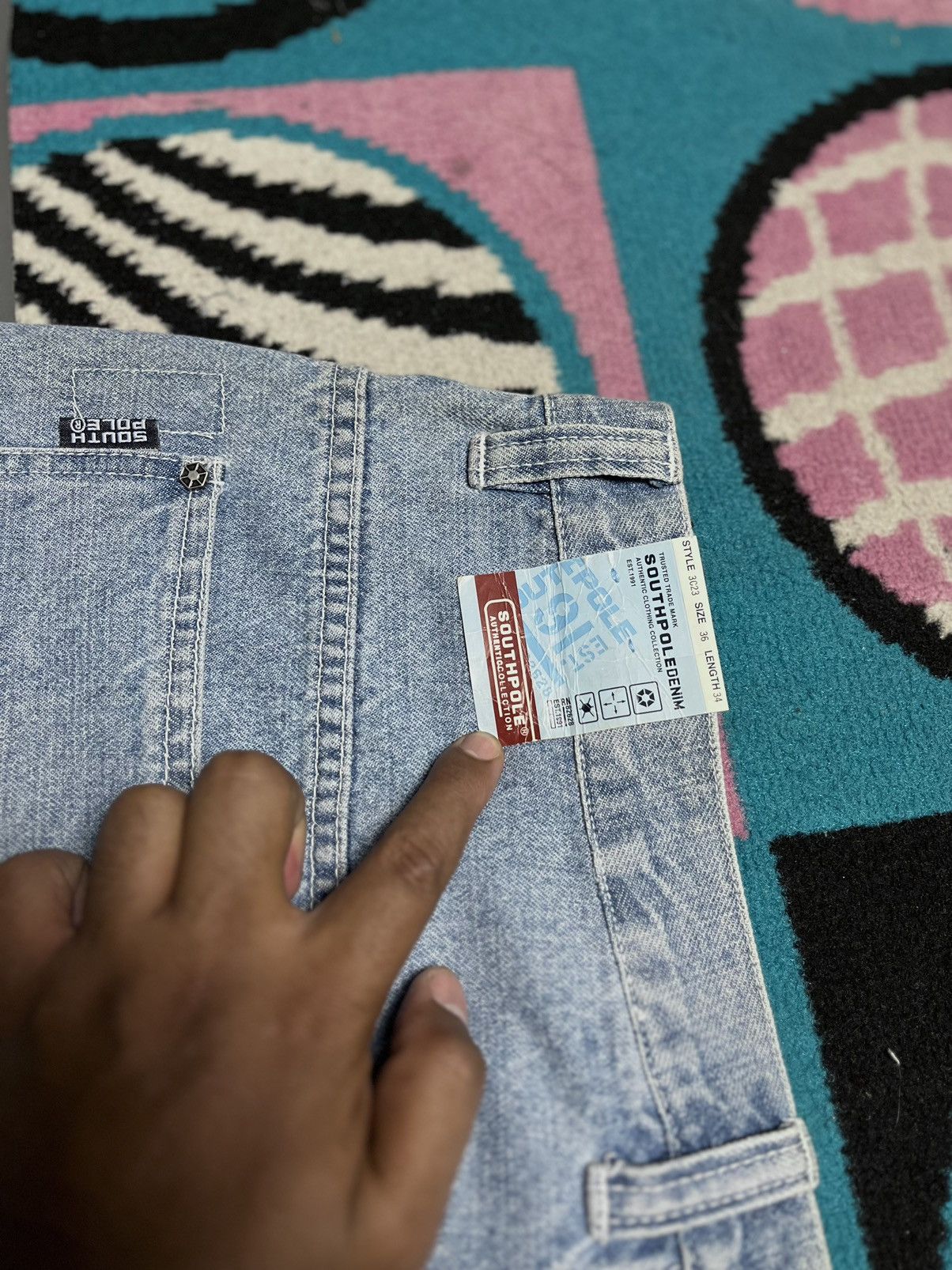 Southpole × Vintage Vintage 90's Carpenter Jeans Southpole On Size 36 Size US 36 / EU 52 - 10 Thumbnail
