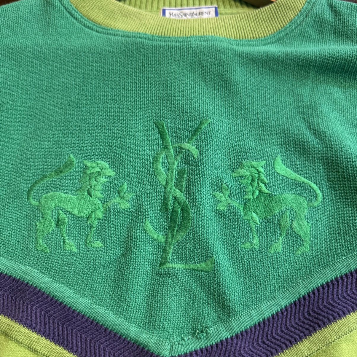 Vintage × Yves Saint Laurent VINTAGE YVES SAINT LAURENT SWEATSHIRT Size US M / EU 48-50 / 2 - 3 Thumbnail