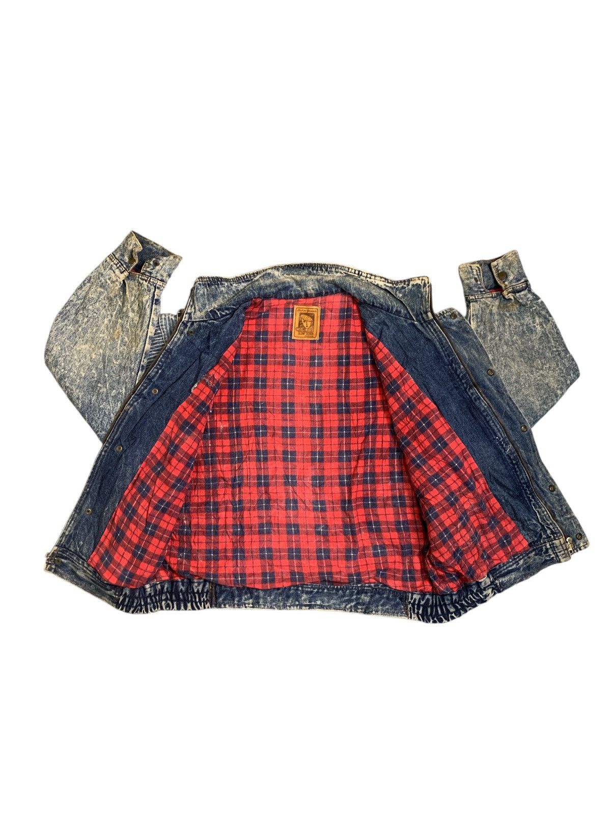 Japanese Brand Rare Design Vintage Slow Down Fashion Denim Jackets Size XXL / US 16-18 / IT 52-54 - 3 Thumbnail